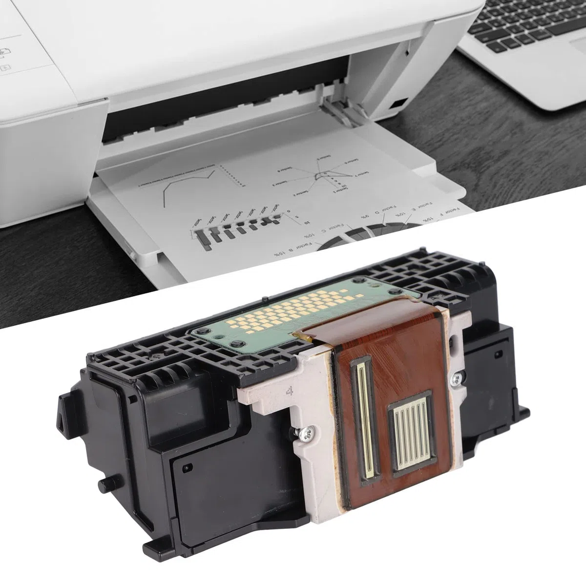 Parti di Ricambio a Testina di Stampa, Testina di Stampa a Colori di Ricambio Ampia Compatibilità Sostituzione a Testina di Stampa per MX925, MX720, MX922, MX721