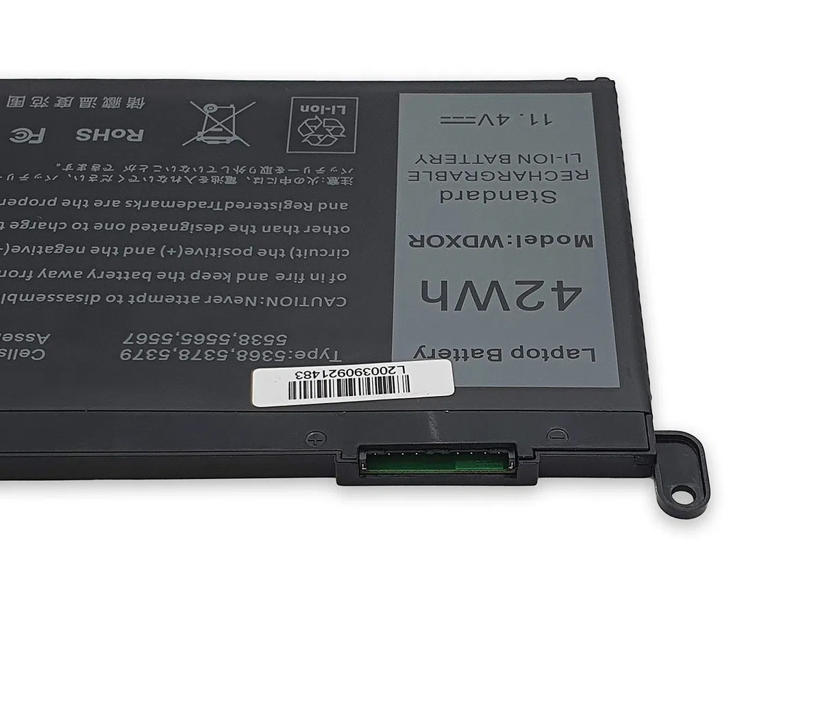 New Net - Batteria WDX0R [ 11.4 V - 3680 mAh ] compatibile con Dell P62F, P62F001, P35E, P35E001, P35E002, P66F, P66F001, P66F002, P66F003, P74G, P74G001