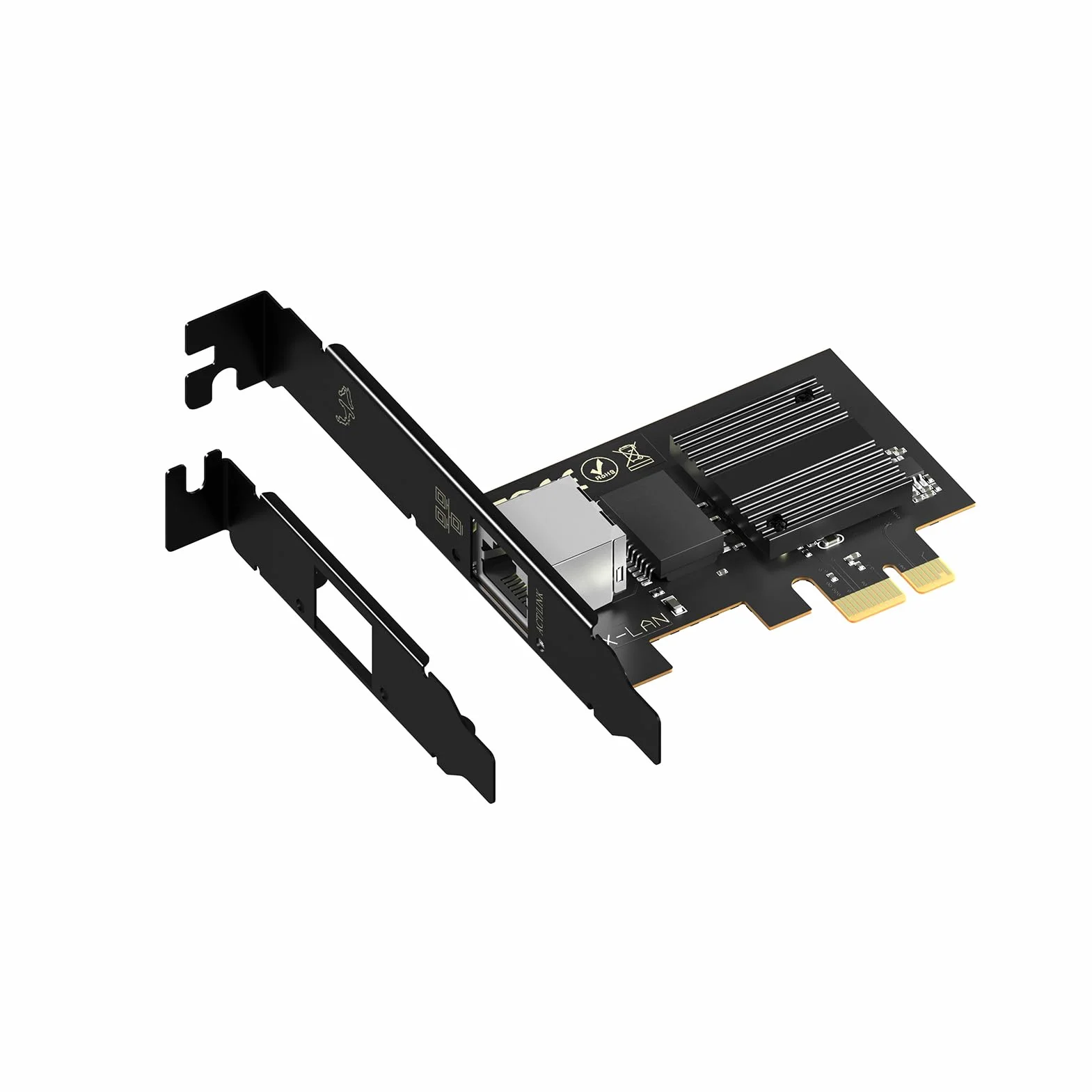 Scheda di rete 2,5 Gb PCIe con chip I226-V, adattatore di rete 2,5GBase-T NIC, porta LAN RJ45 Ethernet Gigabit 100/1000/2500 Mbit/s, PCIe 3.1 X1