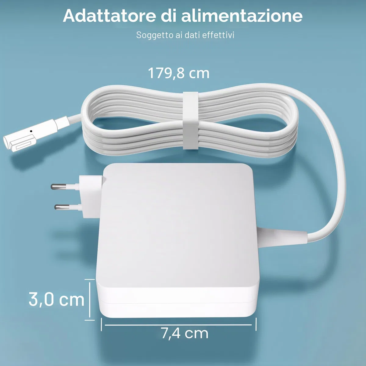 Mac Book Pro - Caricatore di ricambio per Mac Pro 85 W 60 W L-Tip Shape Connector Adattatore di alimentazione per computer portatile Mac 13 15 17 pollici prima metà 2012 e Mac (2006-2010)