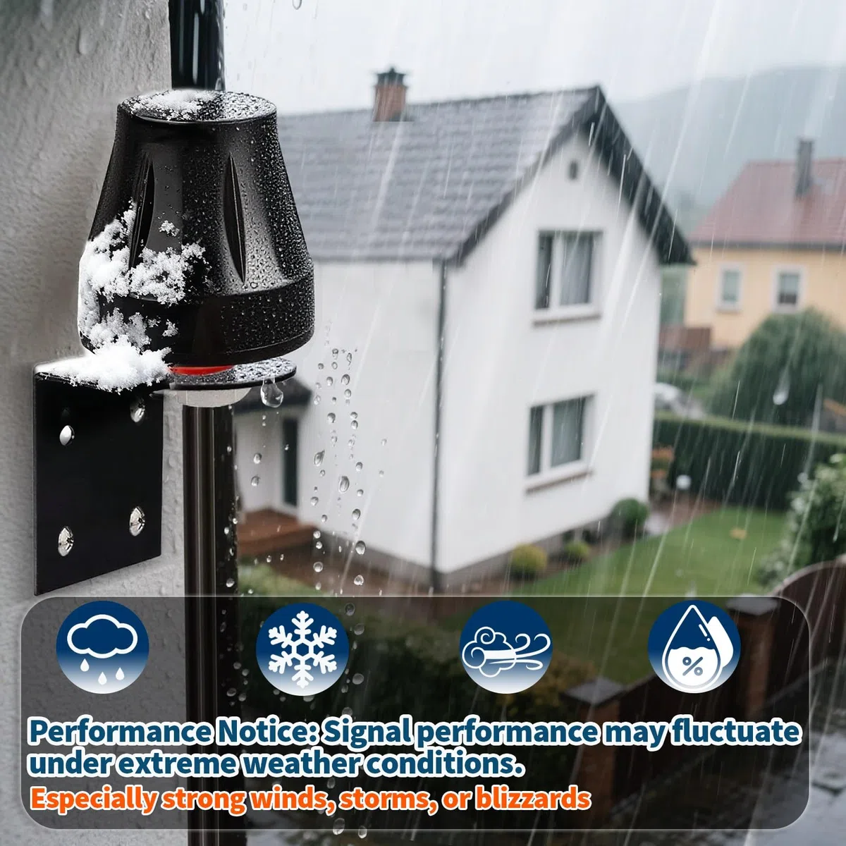 Bingfu Antenna 4G LTE Esterna SMA Maschio 5dBi MIMO Impermeabile Staffa Fissa Montaggio a Parete per Tim Vodafone Iliad WindTre 4G LTE Wireless CPE Router Gateway IoT Cellulare Telecamera di Sicurezza