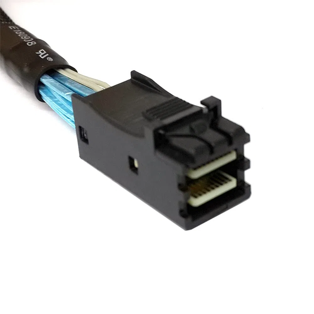 xiwai Cavo interno mini SAS HD SFF-8643 Host a 4 SATA 7pin Target Hard Disk 6Gbps Data Server Raid Cable