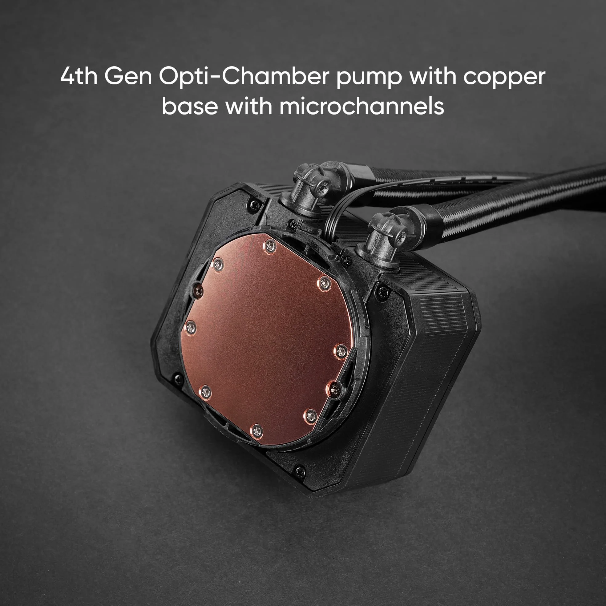 Mars Gaming ML-VISIONII360 Raffreddamento Liquido AIO 600W TDP, Schermo IPS 2,8" 360º, Pompa 4ª Gen Opti-Chamber con Base in Rame e Microcanali, 3x Ventole 120mm ARGB Infinity Mirror, Nero