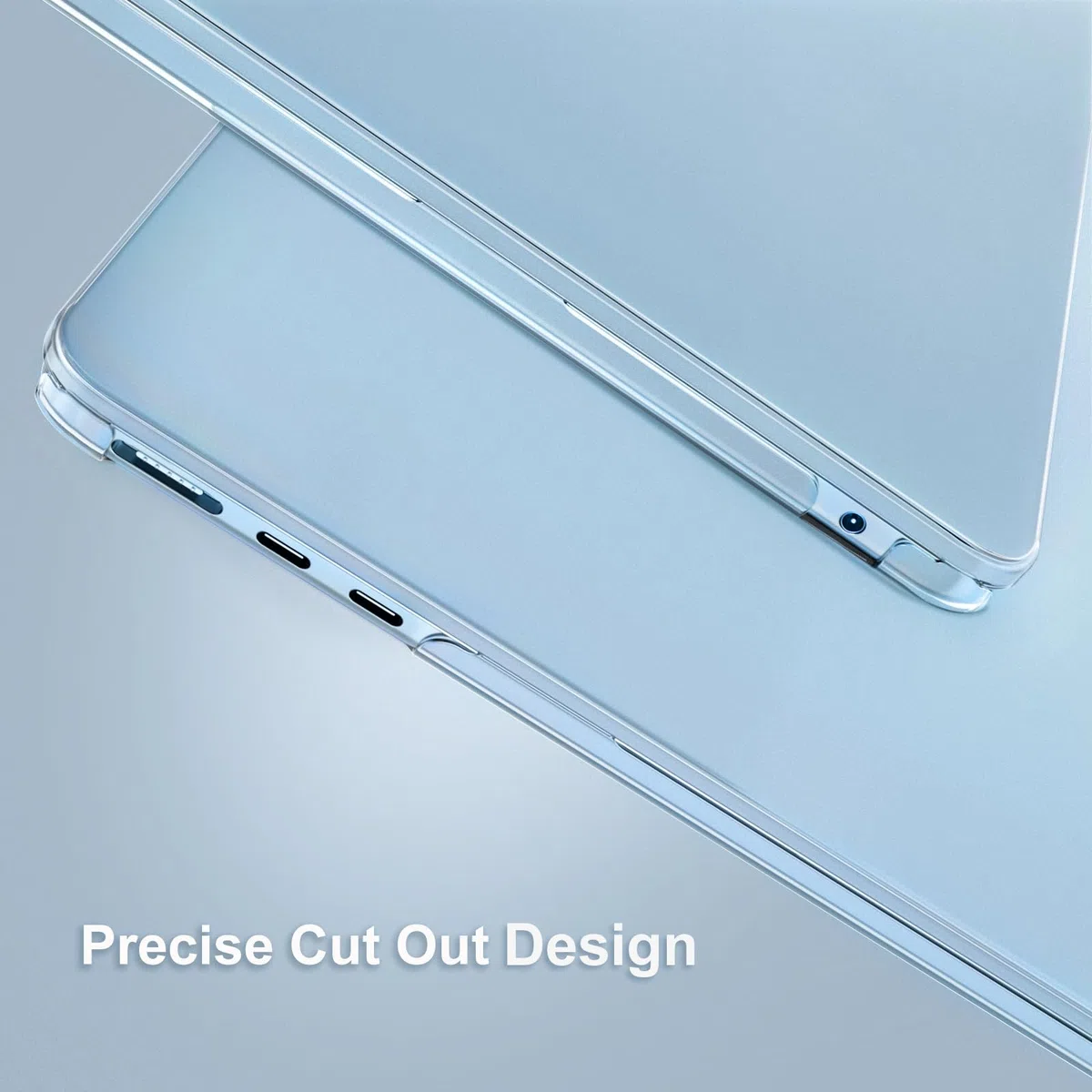 MOSISO Cover Compatibile con MacBook Air 15 Custodia M5 M4 M3 M2 2026 2025-2023 A3448 A3241 A3114 A2941, Cover per Macbook Air 15 Pollici M5 M4 M3 M2&Copritastiera&Pellicola&Borsa, Celeste