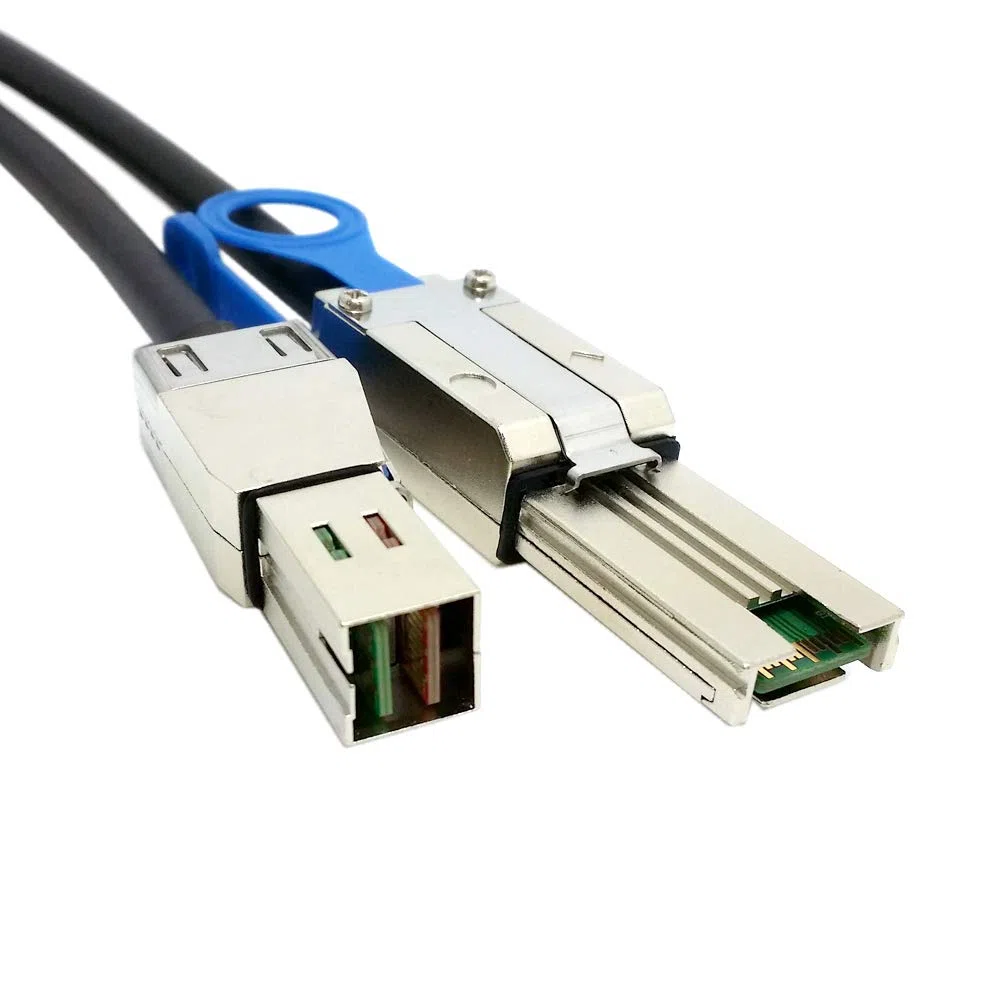 cablecc Cavo RAID esterno Mini-SAS 4X SFF-8088 a Mini-SAS ad alta densità HD SFF-8644, 50 cm
