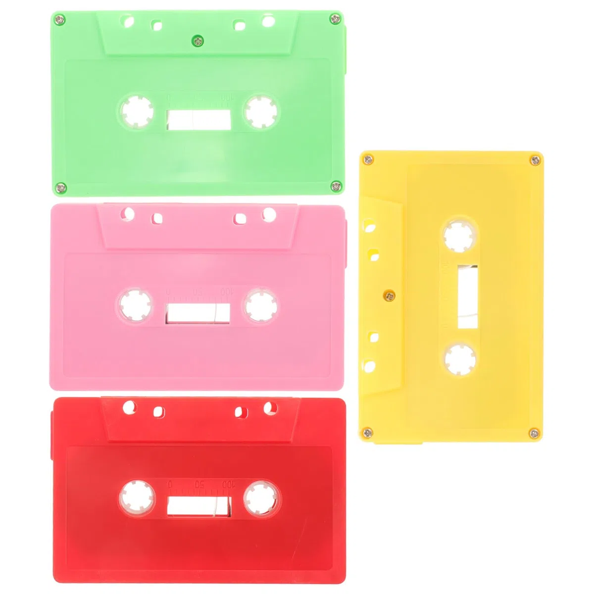 Lurrose 4 Nastri Vergini Cassette Audio Che Registrano Nastri Audio Vergini Nastri Registrabili Colorati Per Conferenze E Seminari