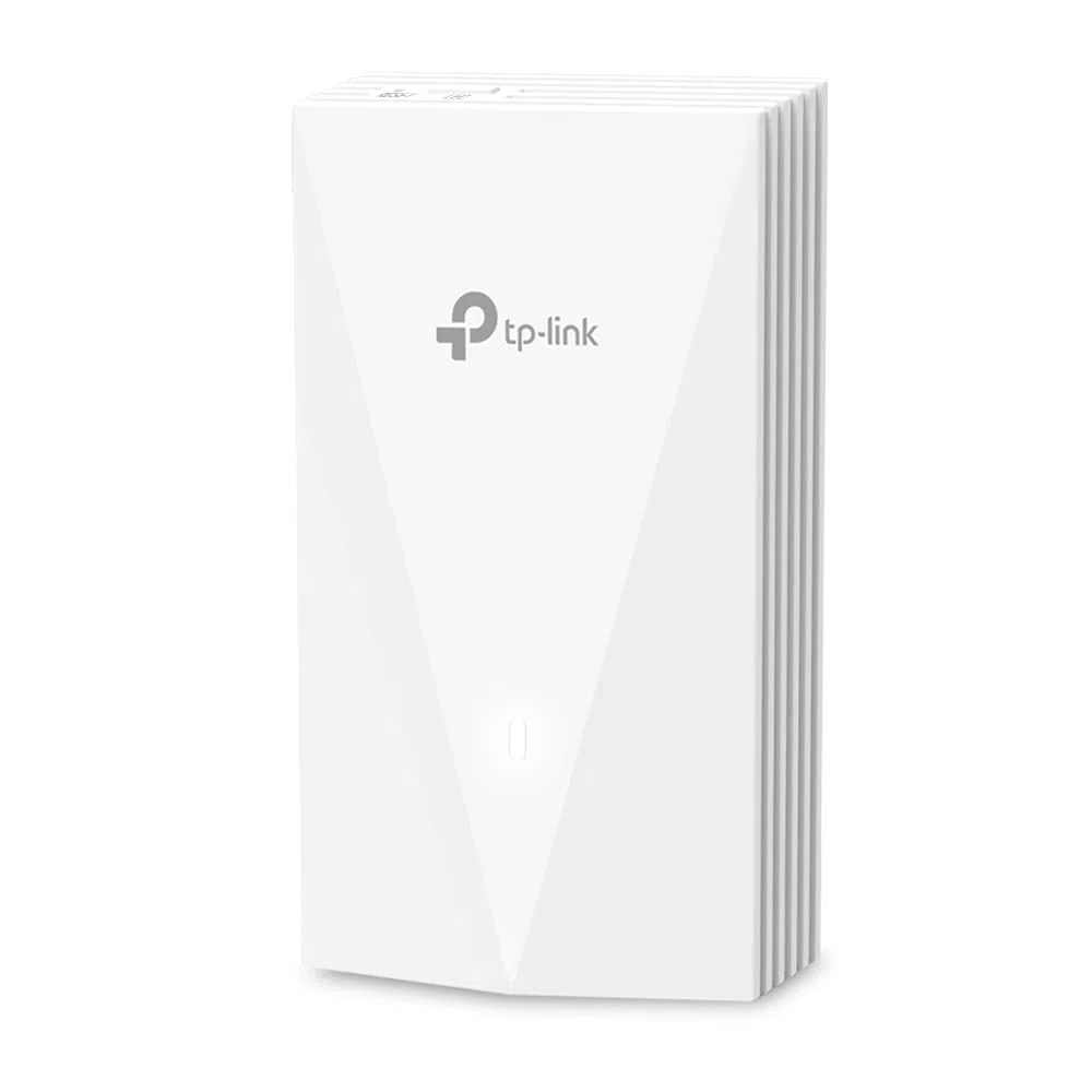 TP-Link Access Point EAP655-Wall WiFi 6, punti di accesso wireless AX3000, 1 porta PoE+ Supporto passivo Gigabit PoE+, Omada Mesh, facile da montare a parete, software controller EAP gratuito
