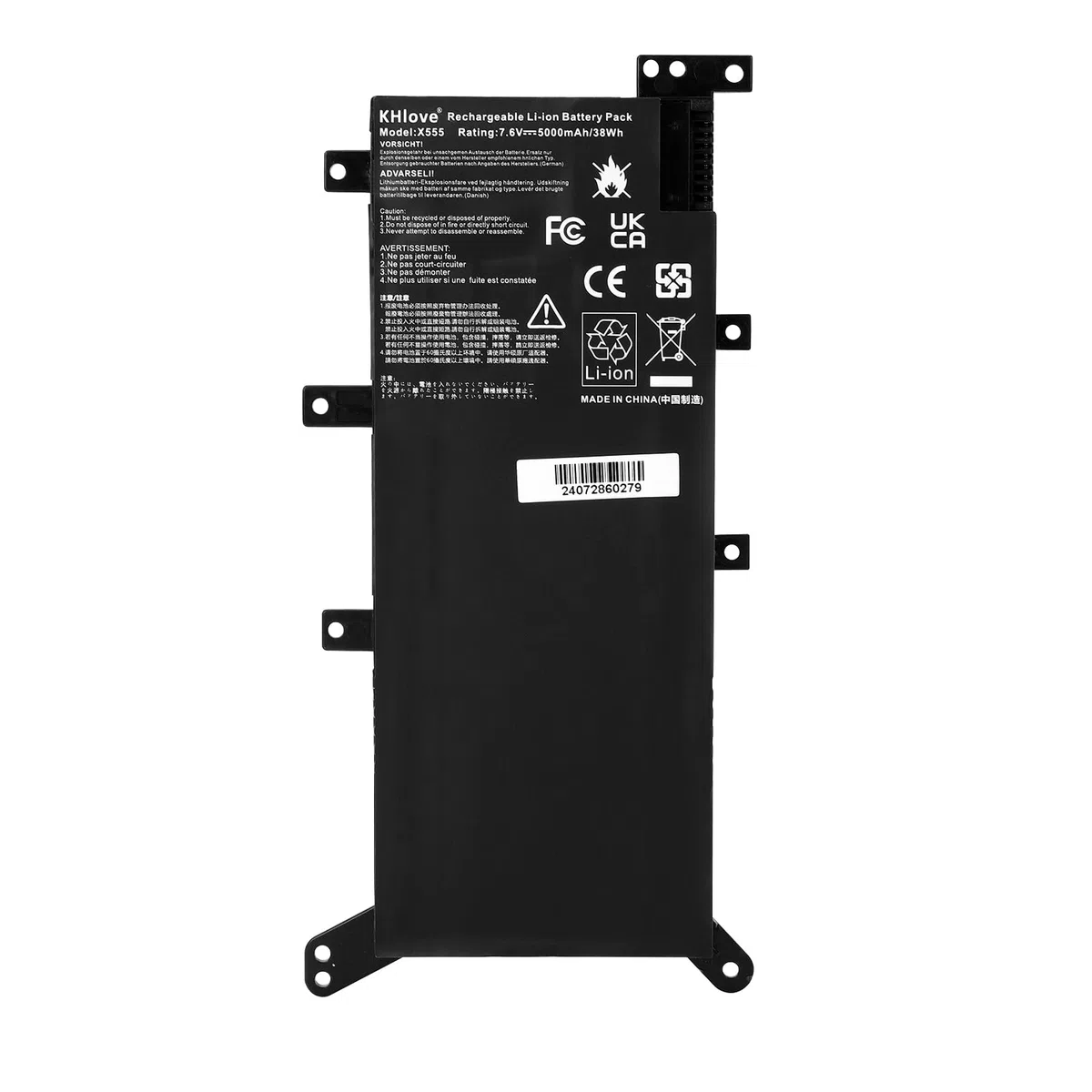 C21N1347 Laptop Batteria per ASUS X555 A555L R556LA R556LB R556L X555L F555LX555DG X555LA X555LB X555LD X555LN F555LA F555 F555L R556LA R556LB R556U K555LA K555LB K555L R556L 2ICP4/63/134