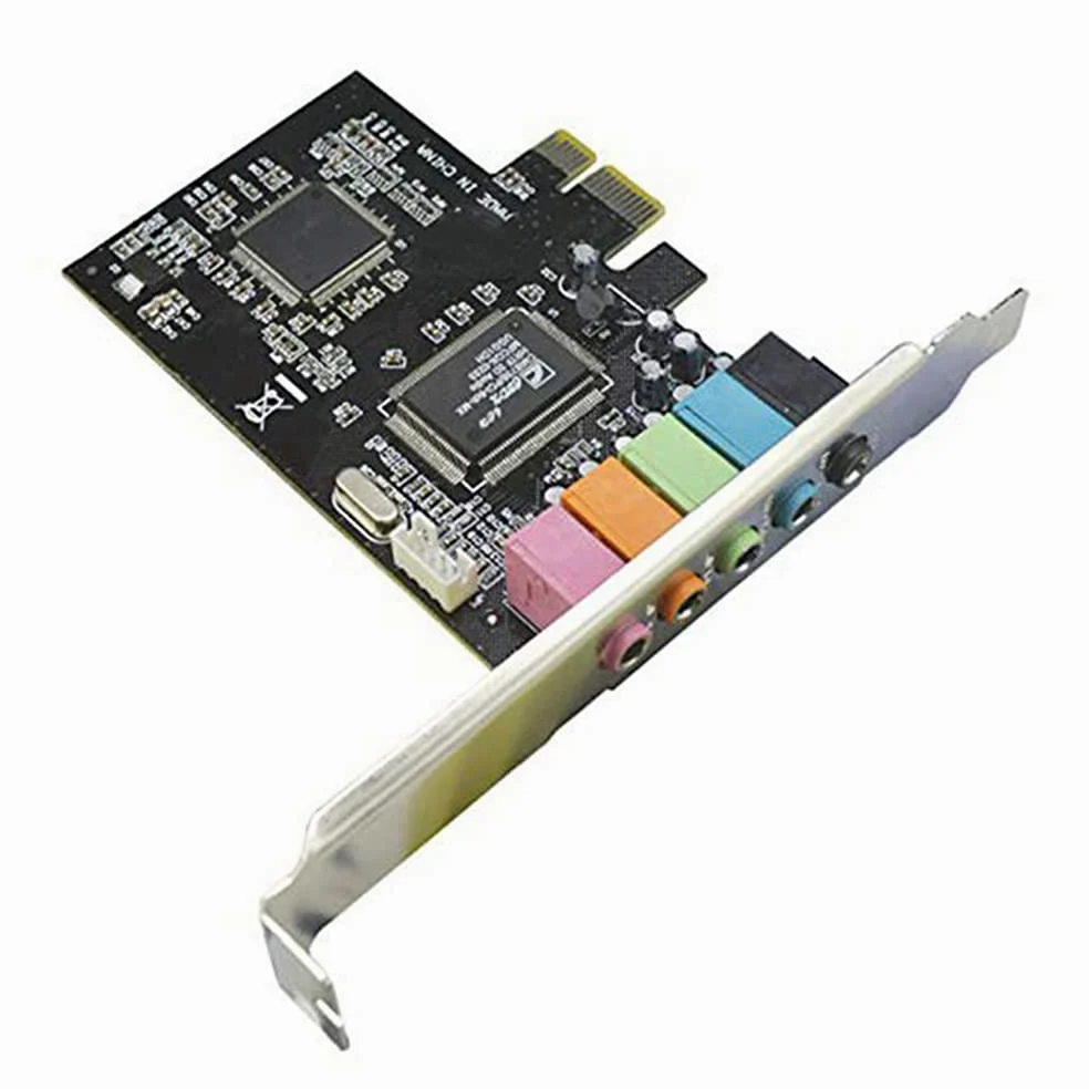 Scheda audio interna 5.1 per supporto a basso profilo, PCI-E stereo 3D, scheda audio PCI 32/64 Chip CMI8738