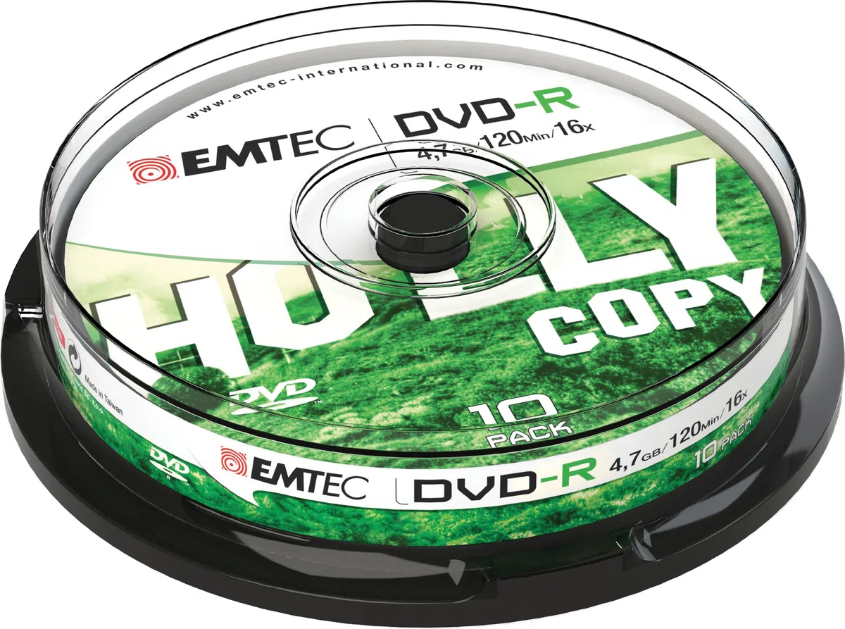 Emtec ECOVR471016CB DVD vergine 4,7 GB DVD-R 10 pezzo(i)
