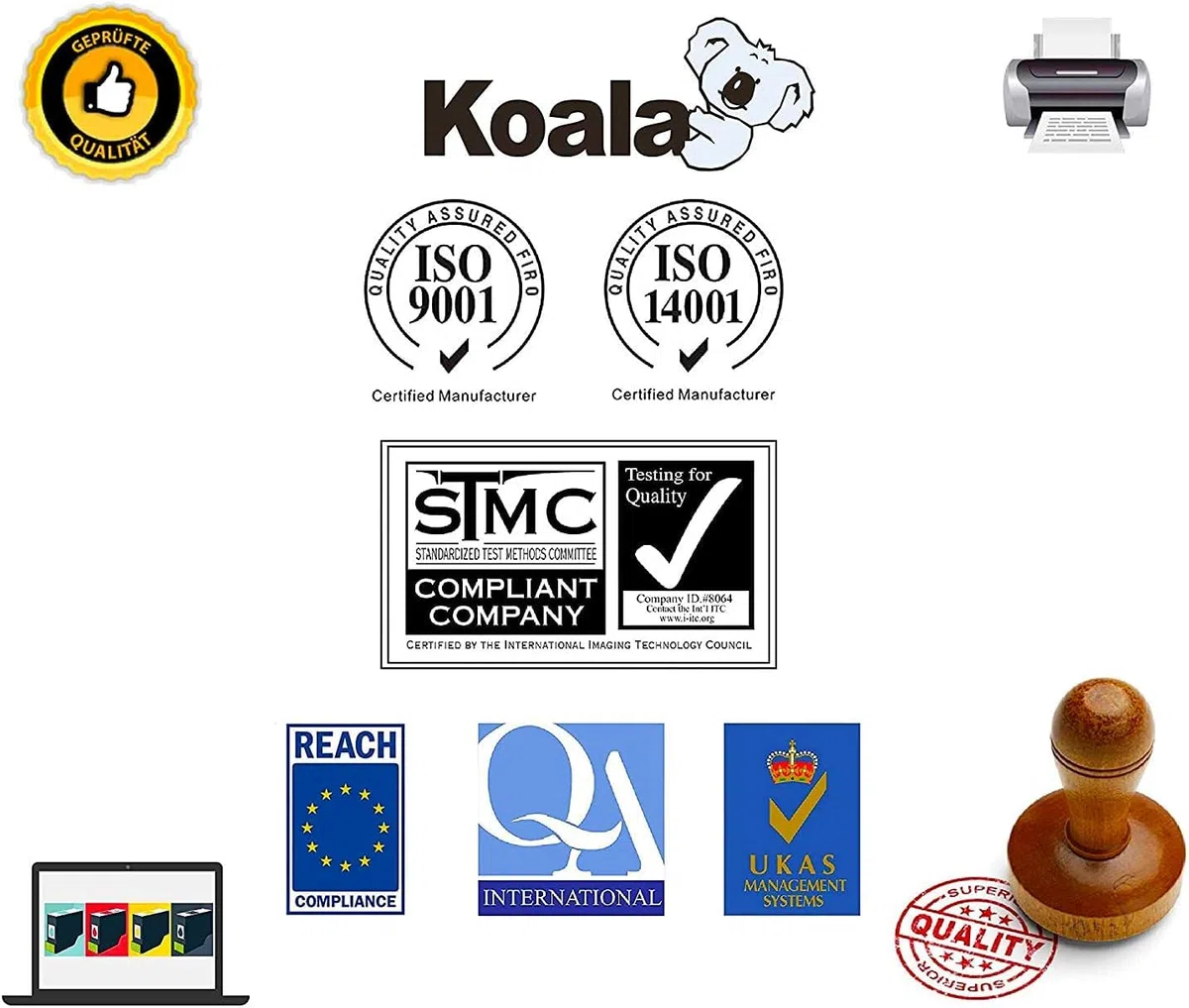 Koala R406S CLT-R406S Compatibile Tamburo per Samsung Xpress SL-C410W SL-C430 SL-C430W SL-C460FW SL-C480 SL-C480W SL-C480FN SL-C480FW SC-C482 SL-C482W SL-C482FW SL-C432 CLT-R406 (1 Pack)