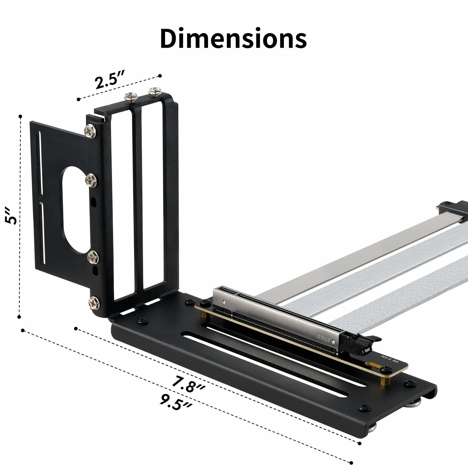 Cavo riser PCIE 5.0 (300 mm)