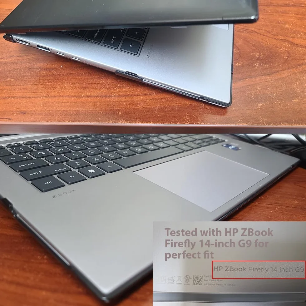 mCover Custodia compatibile solo per notebook HP EliteBook 840 | 845 da 14" serie G9/G10/G11 e 14" ZbookFirefly G9 / G10 / G11 (non compatibile con altri modelli HP), nero