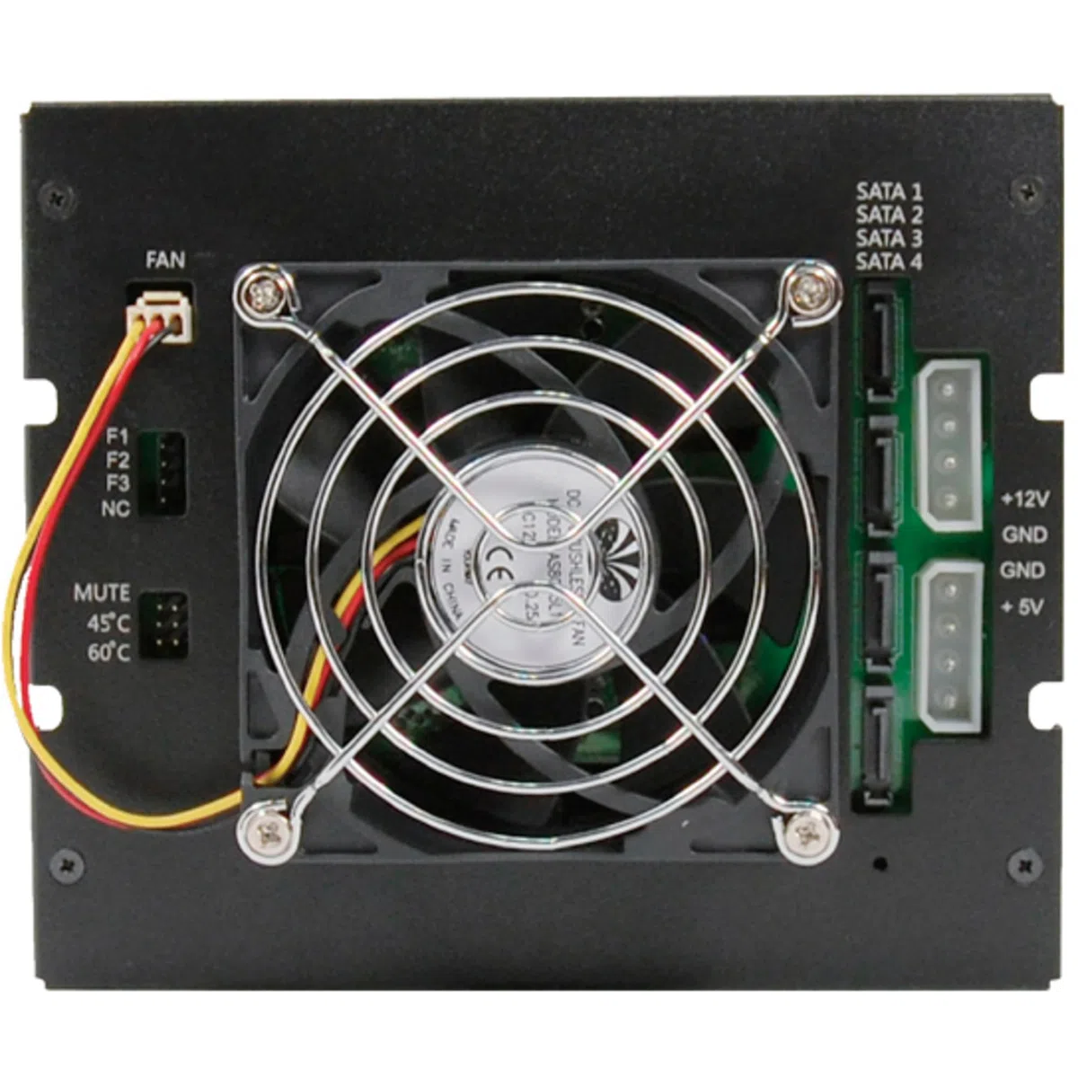 CHIEFTEC CMR-3141SAS Panel BAHÍA Disco Duro para 4 HDD/SSD (3,5 "/ 2,5"), ocupa 3 ranuras de 5,25 "