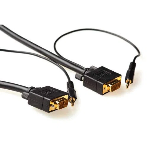 Advanced Cable Technology Ultra High Performance VGA + Audio connectioncable male-maleUltra High Performance VGA + Audio connectioncable male-male