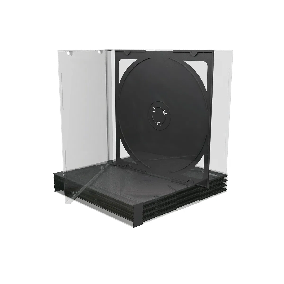 MediaRange BOX23 custodia Jewel Case doppia a 2 posti - 100 pezzi per CD/DVD