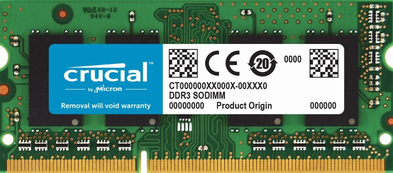 Crucial CT102464BF186D Memoria da 8 GB (DDR3L, 1866 MT/s, PC3-14900, SODIMM, 204-Pin)