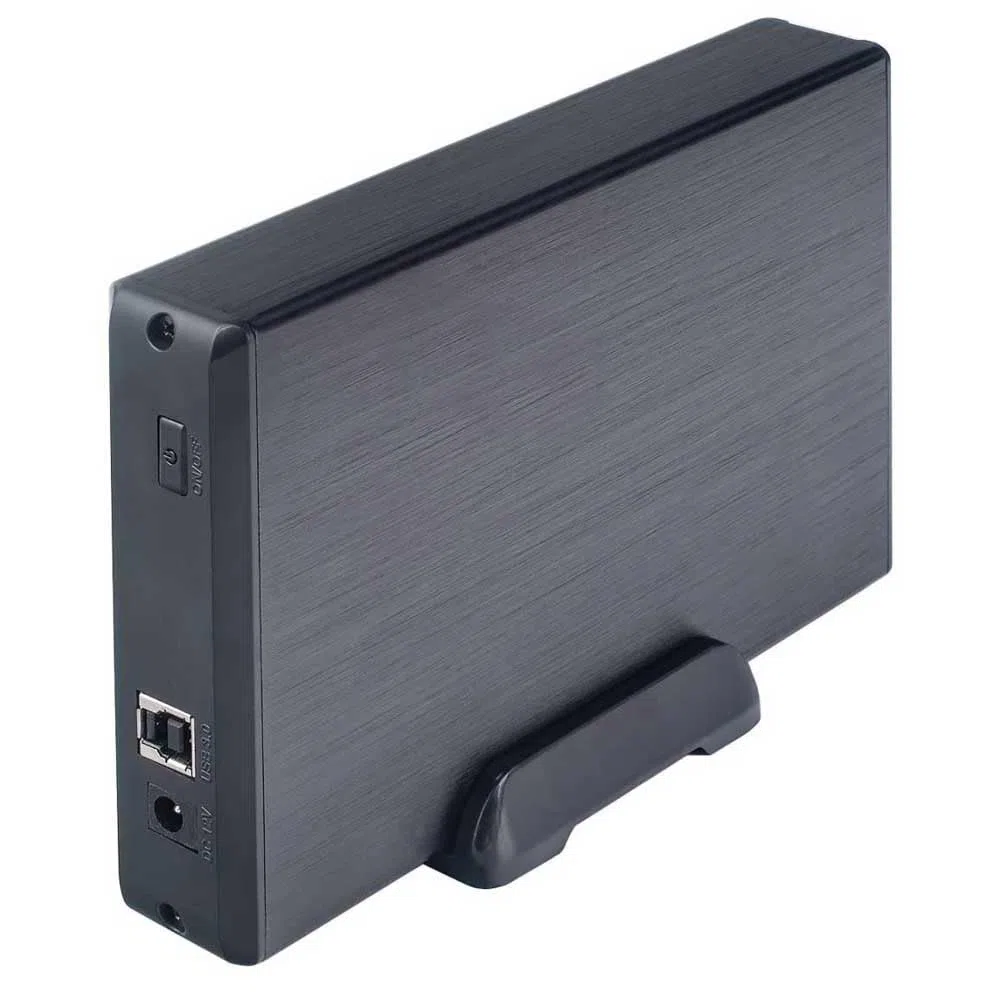AISENS - ASE-3530B - Box esterno 3,5″ hard disk SATA I, II e III a USB 3.0/USB3.1 GEN1, nero