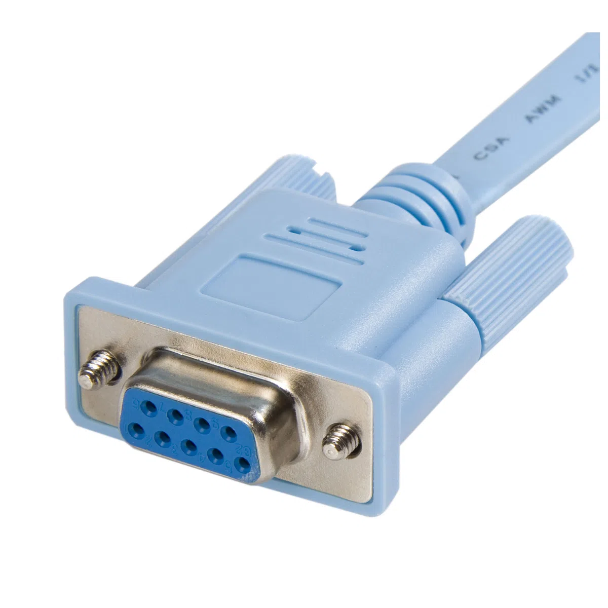 StarTech.com Cavo per gestione console router Cisco RJ45 a serie DB9 da 1.8m Maschio/Femmina, celeste