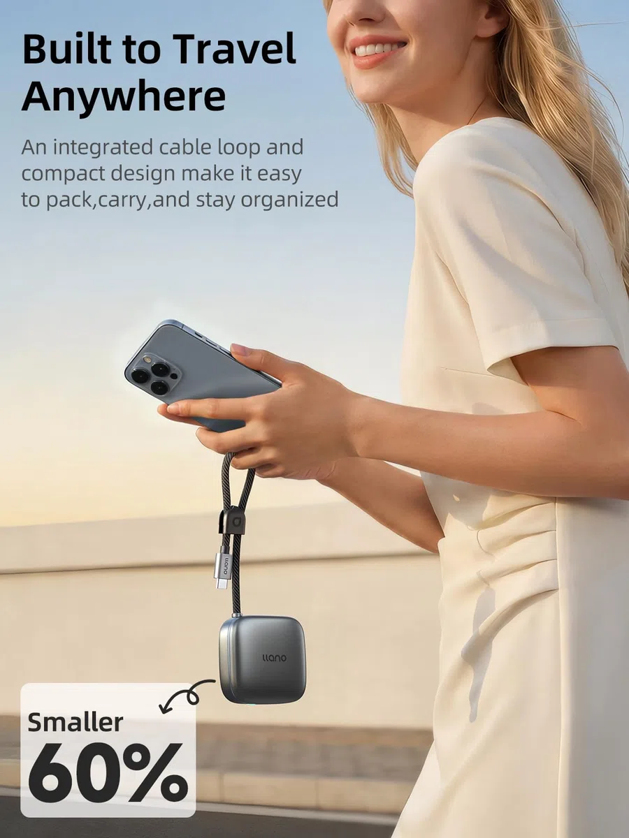llano Adattatore lettore di schede SD e Micro SD, TF 3.0 con custodia per 6 schede, Plug&Play, F18 lettore di schede intelligente 2-in-1 USB C 3.0 per Mac, Windows, Android, Linux – Nero