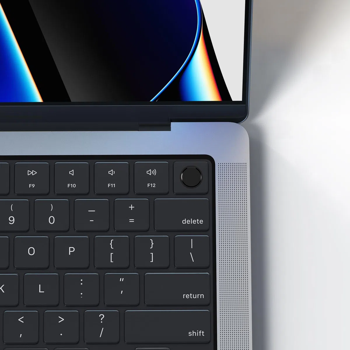 Protezione per tastiera ultra sottile di alta qualità, compatibile con MacBook Air 13/15 M5/M4/M3/M2/M1 Pro/Max MacBook Pro 14/16, M4/M3/M2 MacBook Air 13/15, layout USA, Surround Touch ID