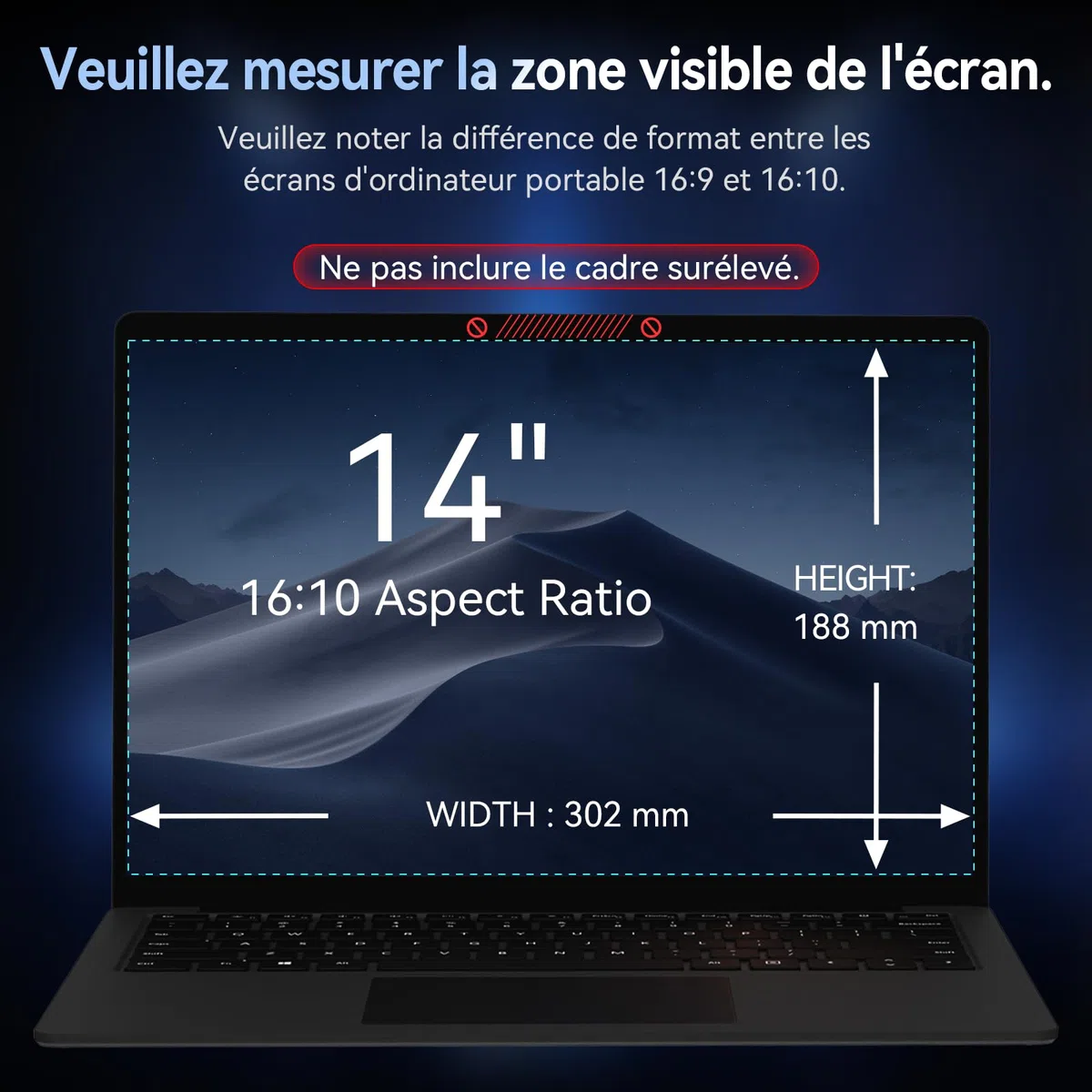 360° Filtro Privacy 14 Pollici 16:10