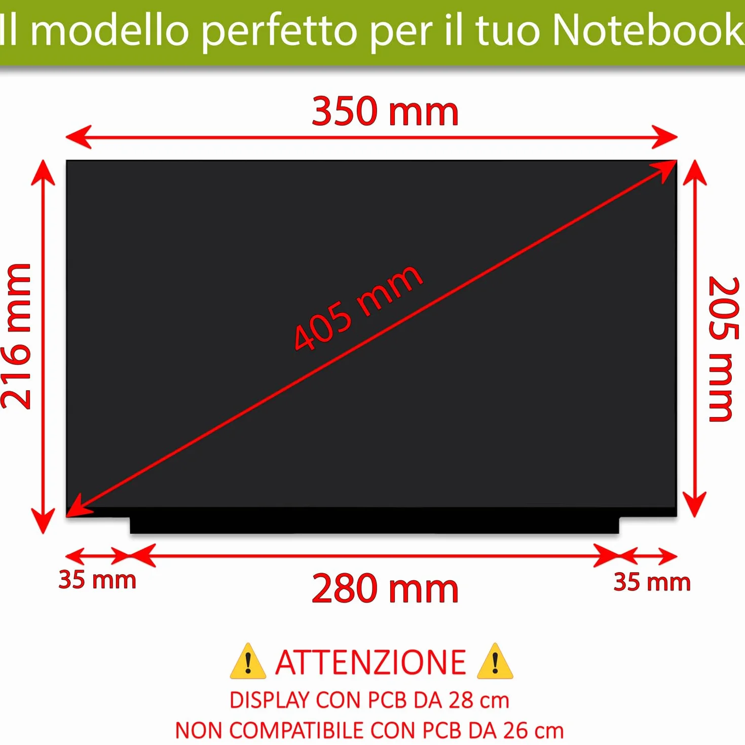 new net - Pannello Schermo Display LCD Compatibile con Notebook HP 15z-gw, 15z-gw000, 15z-gw0xx, 250 G8 [15.6 Pollici - FHD 1920 x 1080-30 Pin - 60Hz TN]