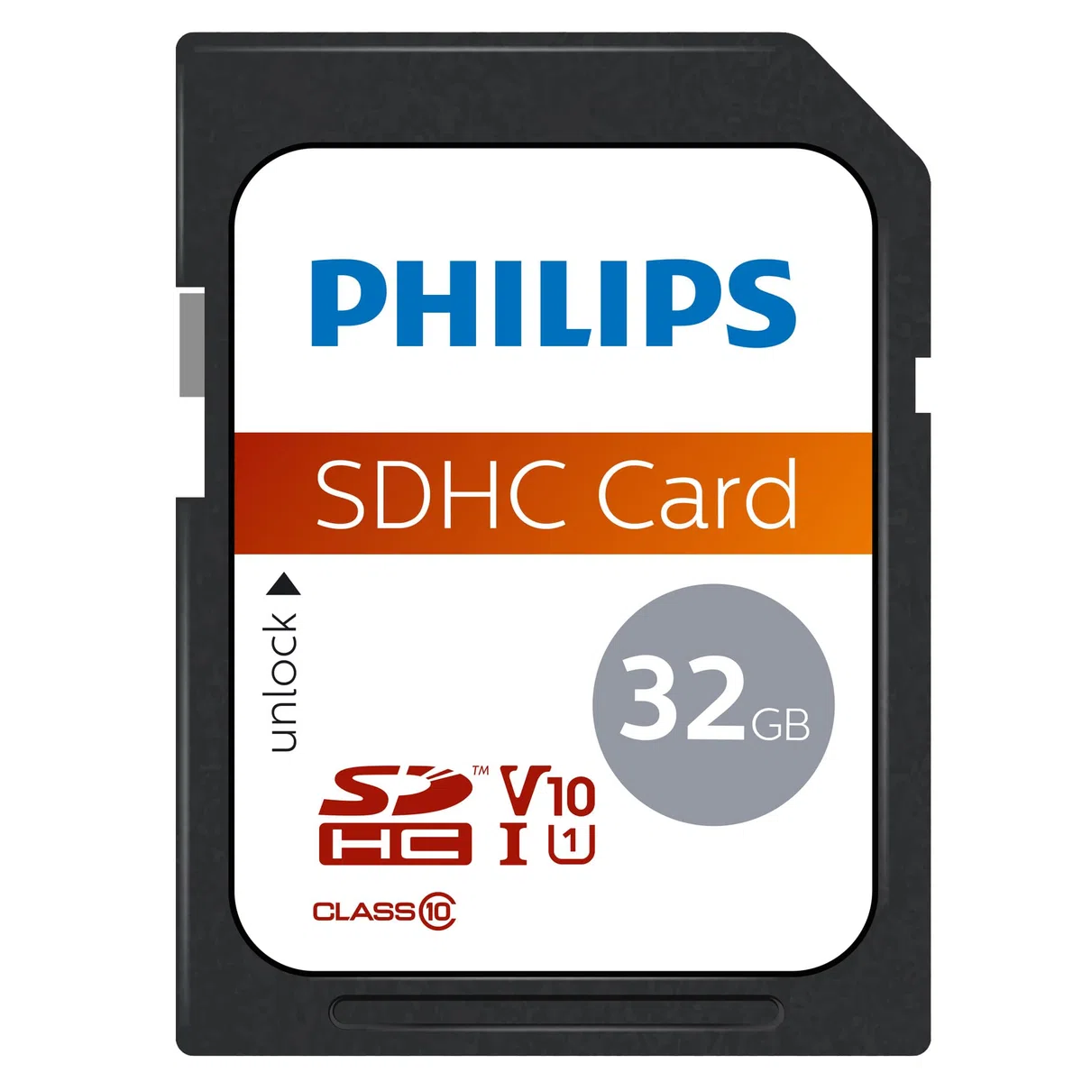 Philips Ultra Speed SDHC Card 32 GB UHS-I U1, velocità di lettura fino a 80 MB/s, V10, scheda di memoria per fotocamere, tablet, PC, lettore di schede, video Full HD