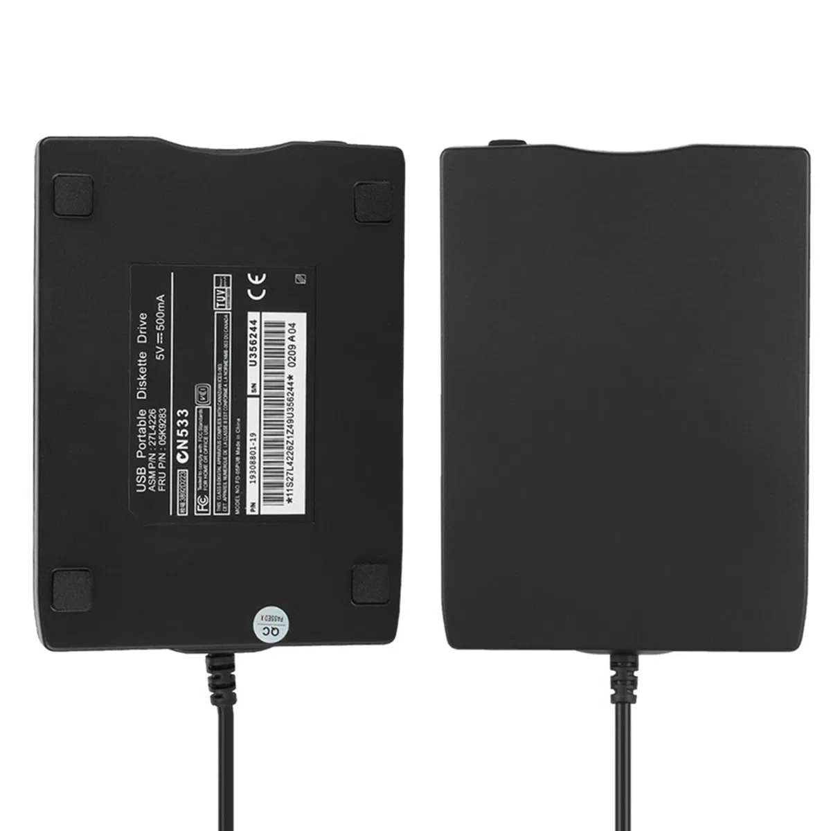 KIMISS unità Floppy Disk Esterna USB Portatile da 1,44 M per PC, Laptop e - Trasferimento Dati Veloce e Design Antiurto