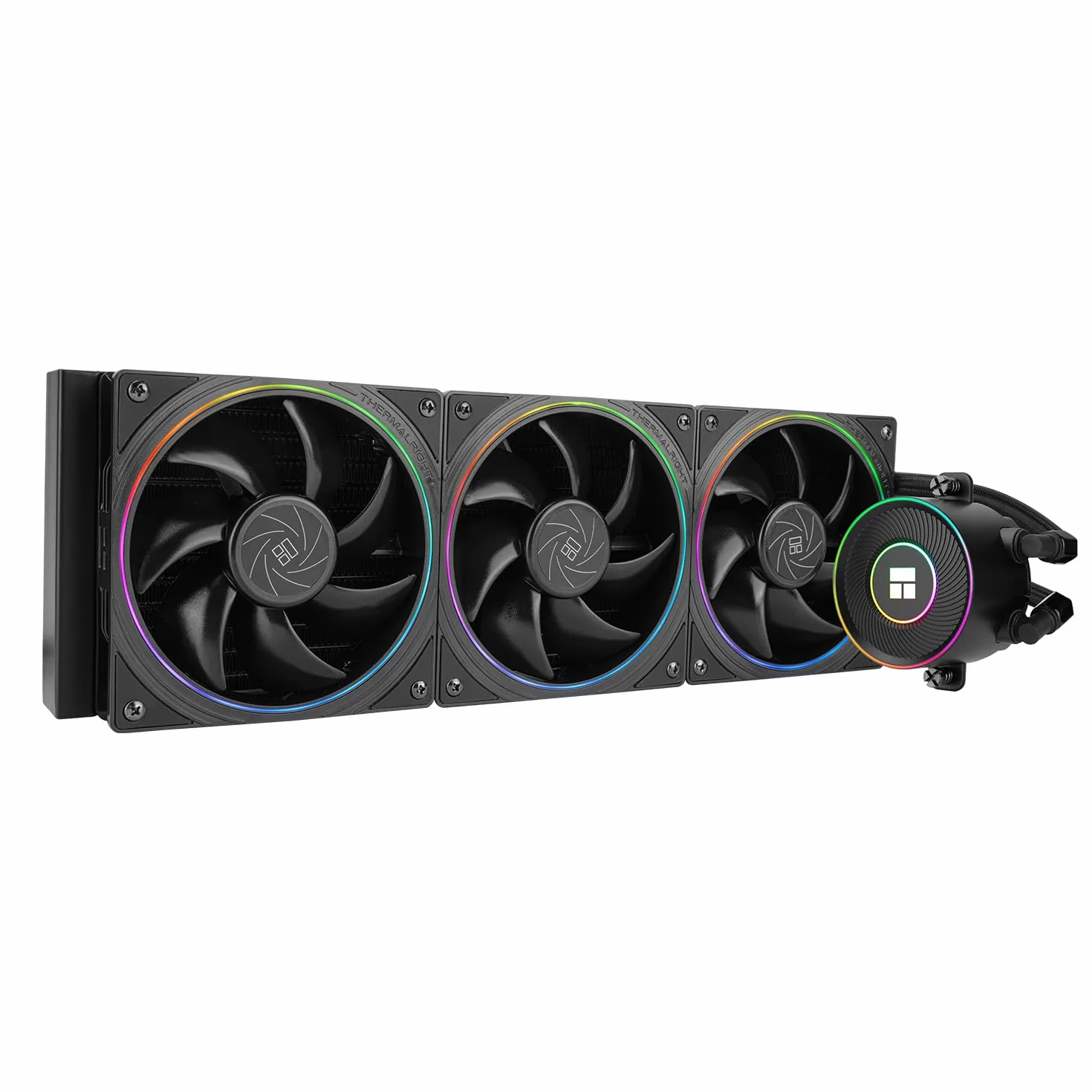 TR-Thermalright AQUA ELITE 360 V5 ARGB - Refrigeratore liquido per CPU, 360 mm, 3 ventole PWM - ARGB - 2000 giri/min, per AM4/AM5, Intel LGA1851/1700/115x/1200 (Nero)