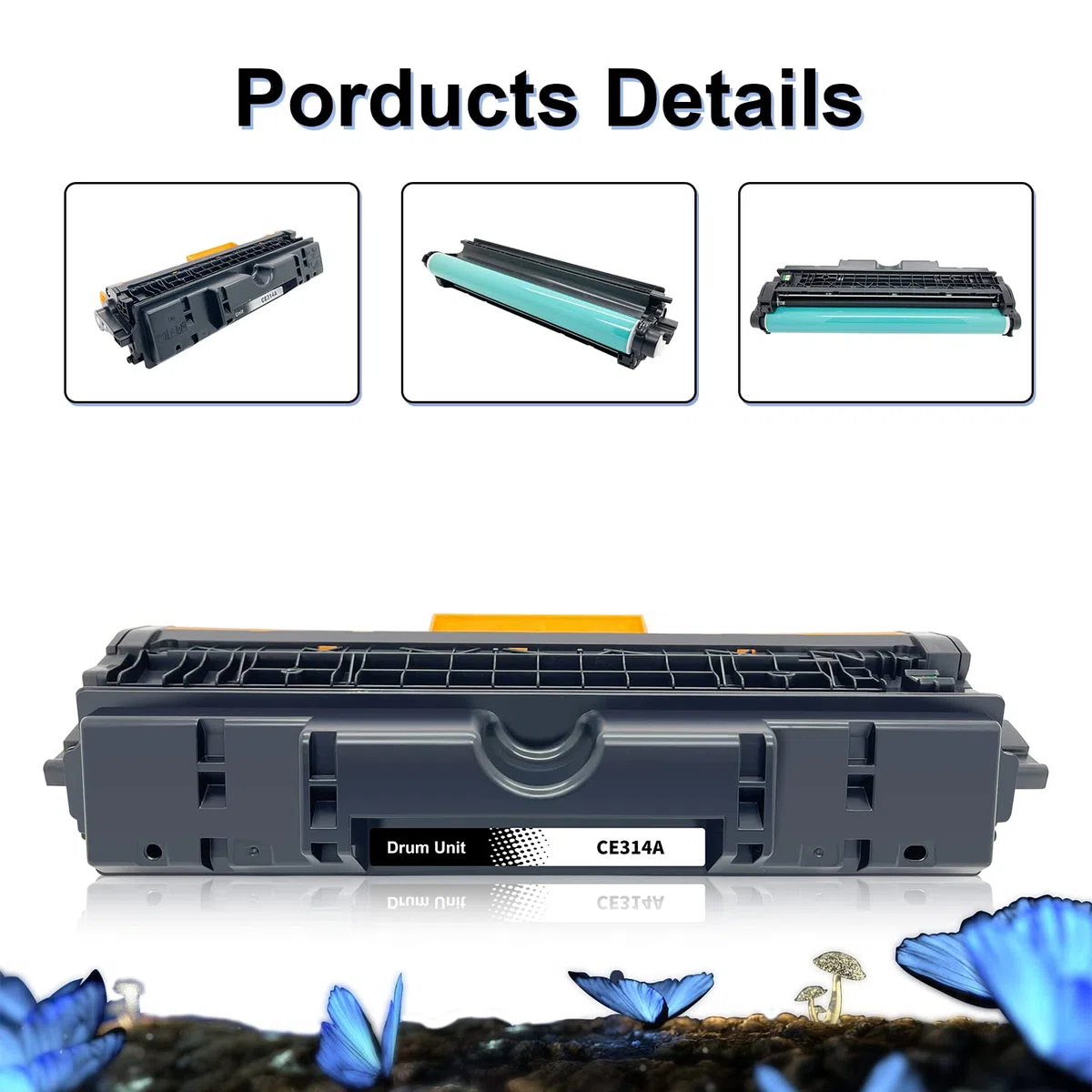 LOSMANN Tamburo compatibile per 126A CE314A per Color Laserjet CP1025 CP1025nw Pro 100 MFP M175nw M175a Pro MFP M176 M177fw M176n TopShot Laserjet Pro M275 M275nw