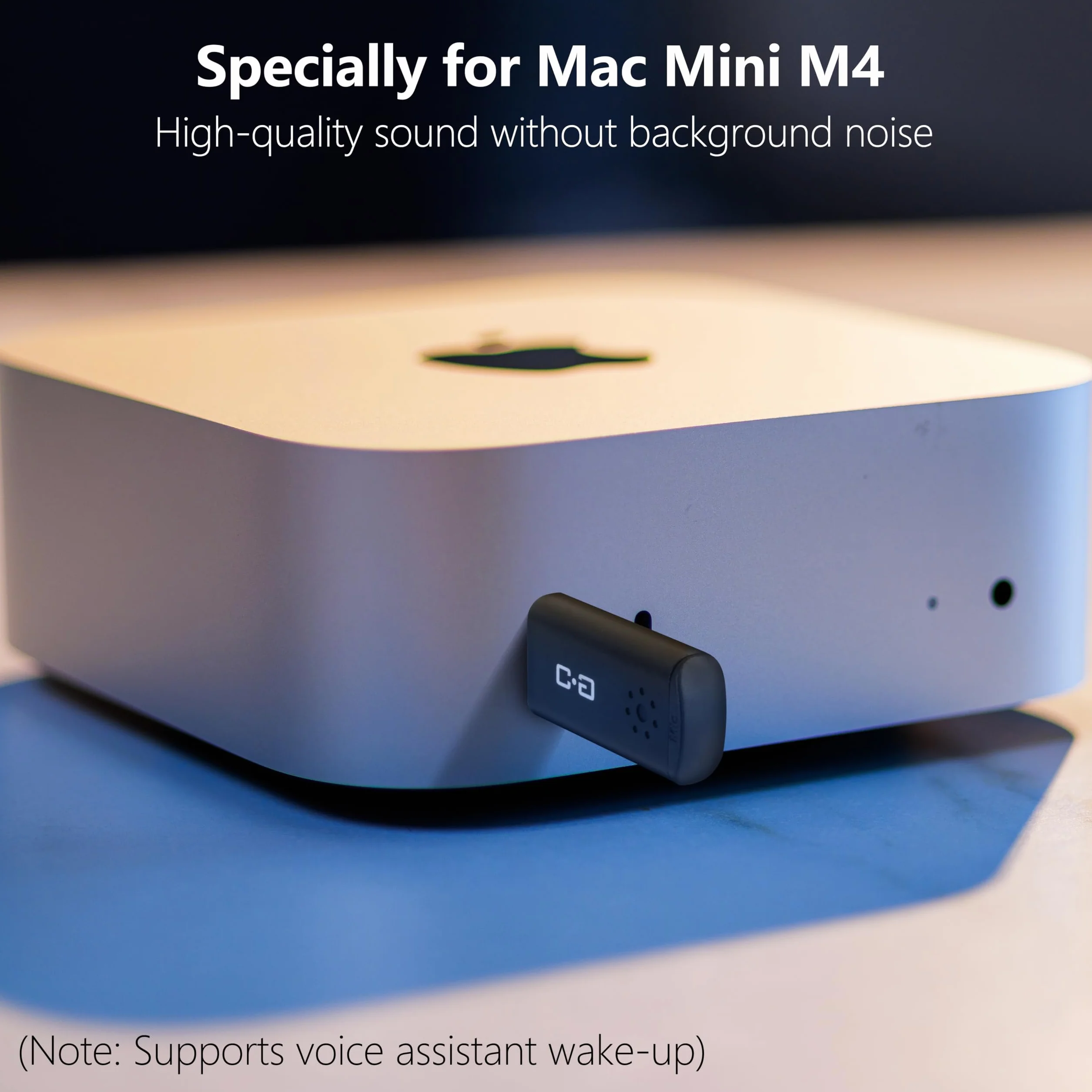 DUNGZDUZ Mini microfono USB C per Mac mini M4/M4 Pro e MacBook | Microfono a condensatore plug-and-play, compatto e portatile, audio chiaro per lavoro e studio