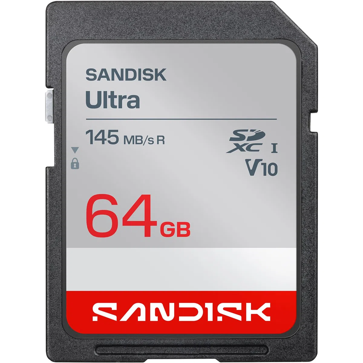 SANDISK Ultra SDXC UHS-I Scheda da 64 GB (fino a 145 MB/s velocità di lettura, video full HD, V10, U1, C10) SANDISK Memory Zone App