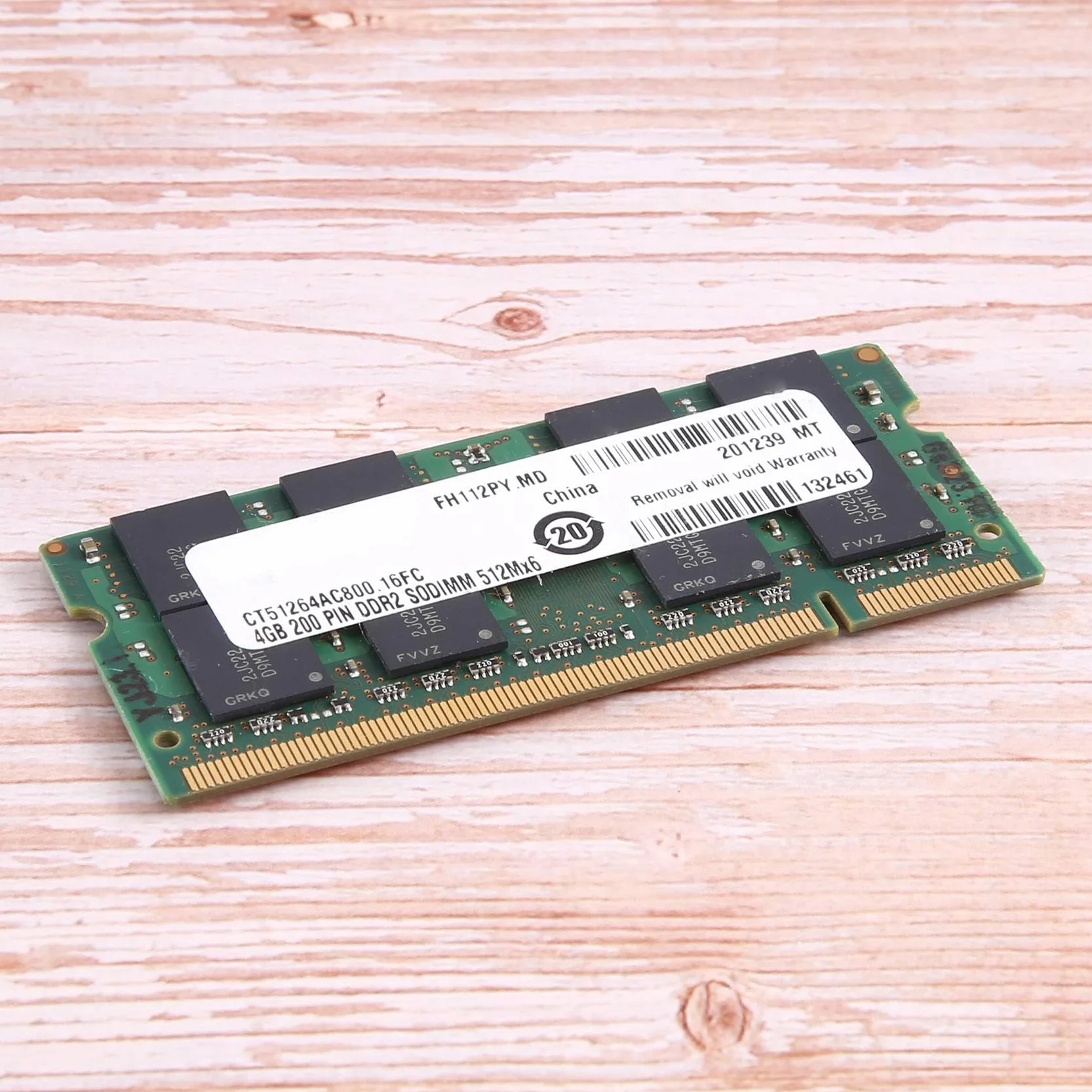 Per MT DDR2 4GB 800Mhz RAM PC2 6400S 16 chip 2RX8 1.8V 200 pin SODIMM per memoria del computer portatile Facile da installare Facile da usare