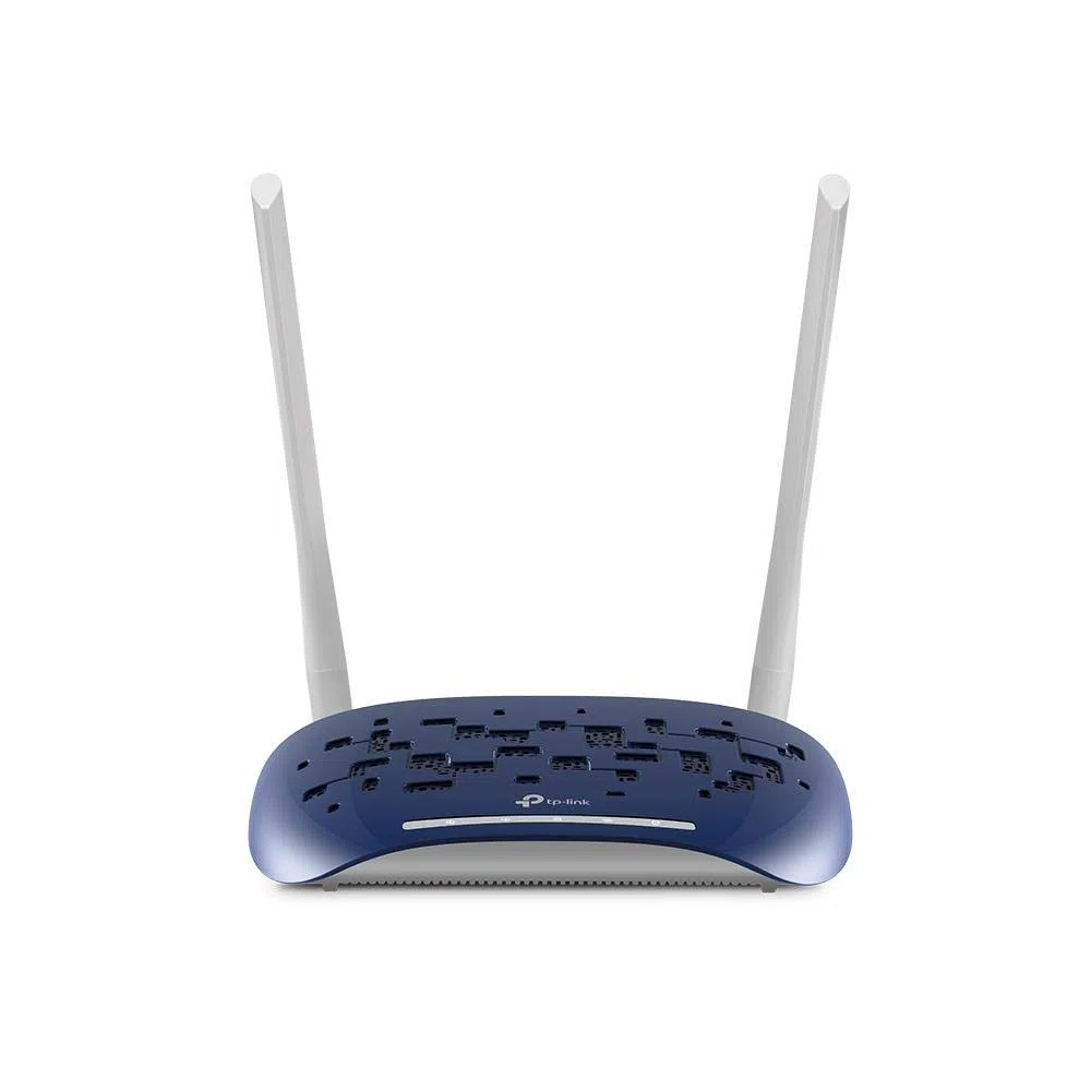 TP-Link TD-W9960 - Modem Router Wi-Fi 300 Mbps, Profilo 30a, VDSL/FTTC/FTTS/ADSL fino a 100 Mbps, 3 Porte LAN piu' 1 Porta LAN/WAN, Pulsante On/Off e WPS, 2 Antenne Esterne, Bianco, One Size