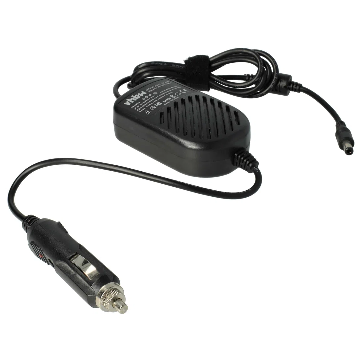 vhbw caricabatteria da auto sostituisce Lenovo ADP-65KHB, DB, CPA-A065, 6001646 per notebook - Caricatore da 12V nero 3,25 A