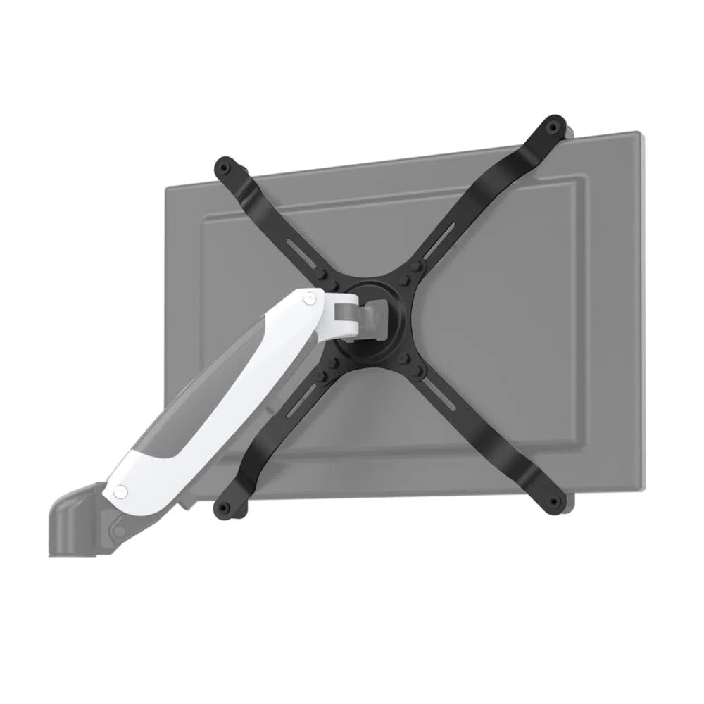 hjh OFFICE Adattatore VESA per monitor da 15-27 pollici senza modello VESA VM-A4 in acciaio, portata fino a 10 kg, 802001