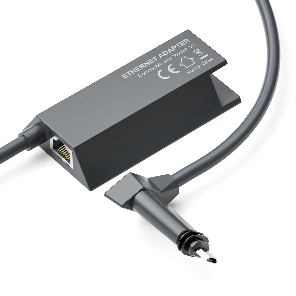 Adattatore Ethernet per azionamento standard Gen 2, adattatore Ethernet Gen 2 per rete esterna cablata Connessione rapida e stabile, supporta velocità fino a 1 Gbps. Grigio