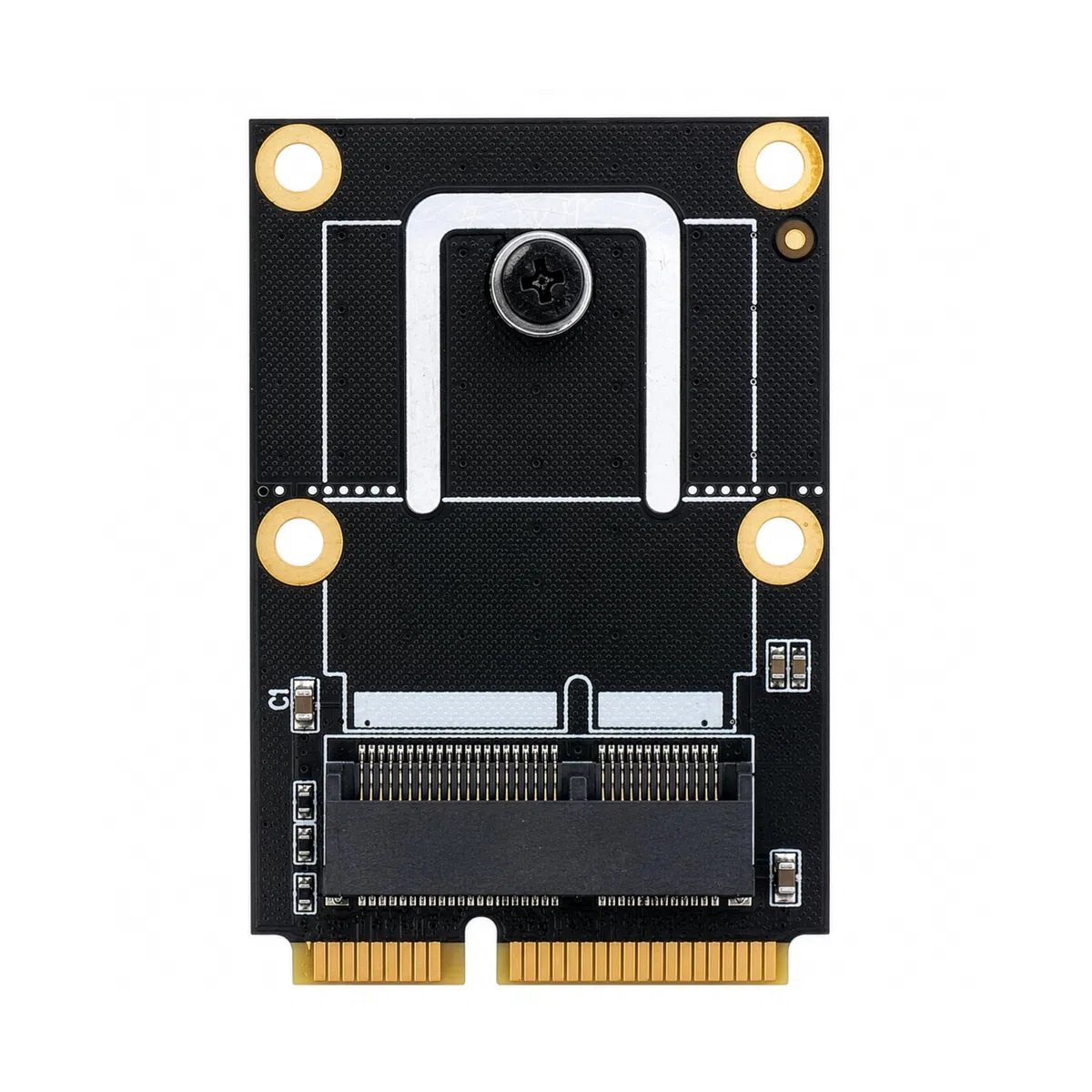 M.2 WiFi Adapter M.2 NGFF to Mini PCI-E Adapter for M.2 WiFi Bluetooth Wireless WLAN Card Intel AX200 9260 8265 8260 for Laptop (M.2 to Mini PCIe)