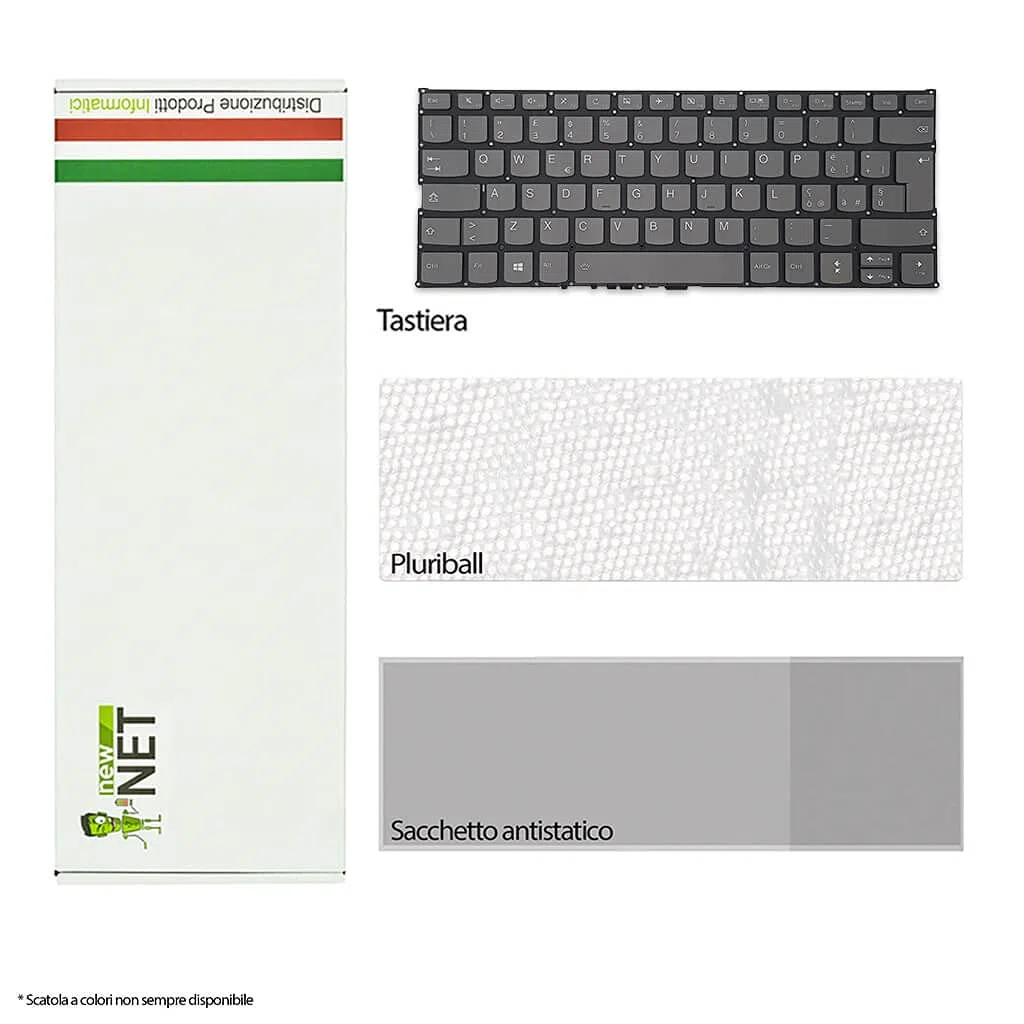 new net Keyboards - Tastiera ITA compatibile con Lenovo Yoga 730-13IKB 730-13IWL 730-15IKB 730-15IWL 530-14ARR (81H9) 530-14IKB (81EK) (81FQ) c740-14 c740-14iml c740-14api Retroilluminata
