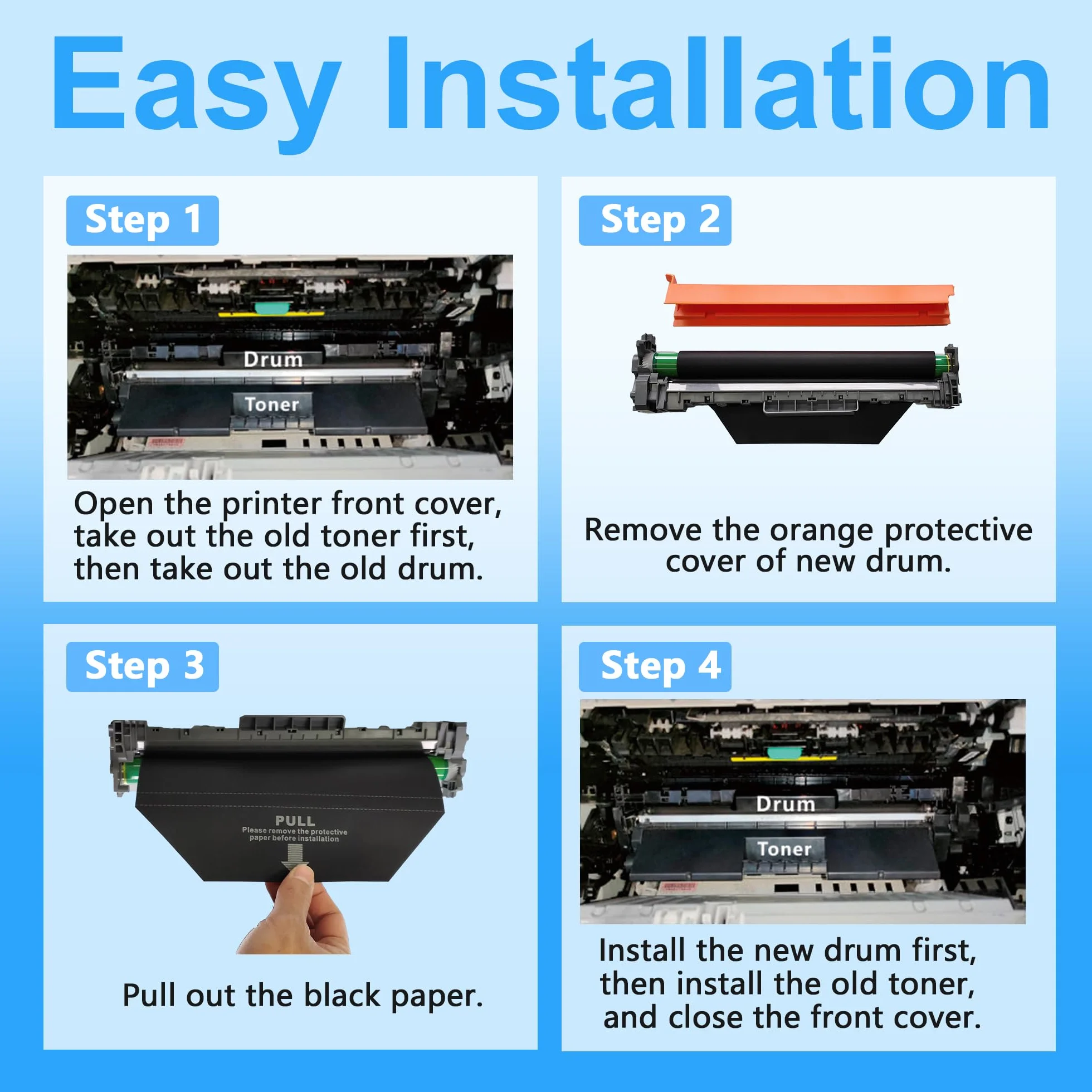 LCL Tamburo Compatibile 32A CF232A (1 Nero) sostituzione per HP LaserJet Pro M203d M203dn 203dw M230fdw M230sdn MFP M227/M227d MFP/M227fdn/M227fdw/227sdn M118dw/M148dw 148fdw