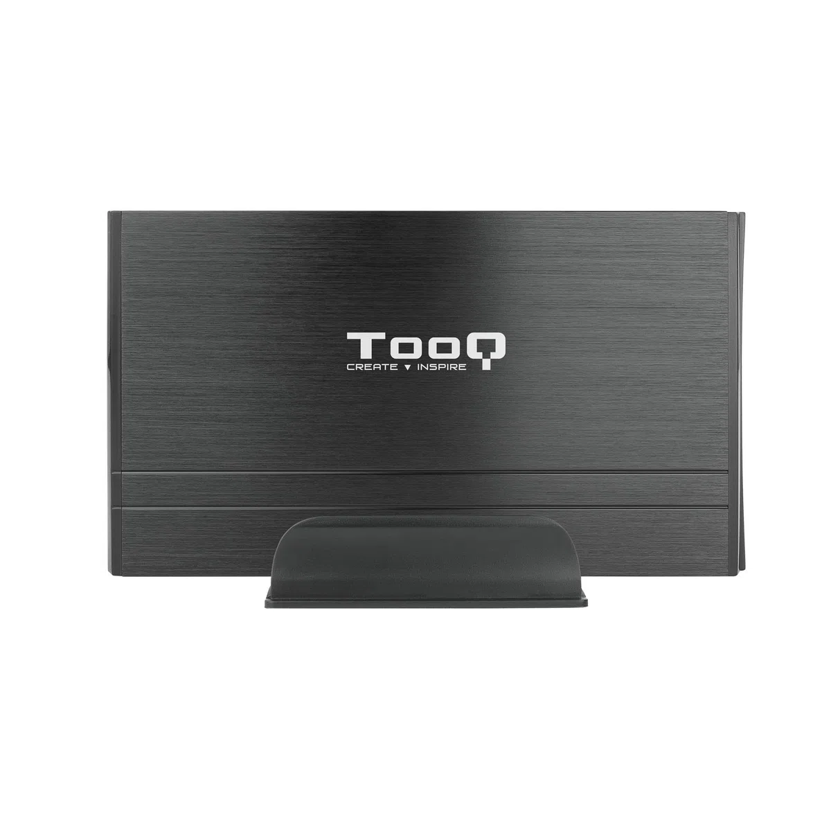 TOOQ TQE-3520B - HDD da 3,5", (IDE, SATA I/II/III/III, USB 2.0), alluminio, indicatore LED, nero, 350 gr.