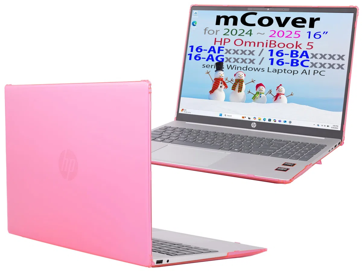 mCover Custodia compatibile solo per notebook HP OmniBook 5 16-AF / 16-AG / 16-BAxxxx / 16-BCxxxx e Pavilion 16-AF / 16-AG0000 Series Windows AI da 16" 2024+ (non compatibile con altri modelli HP