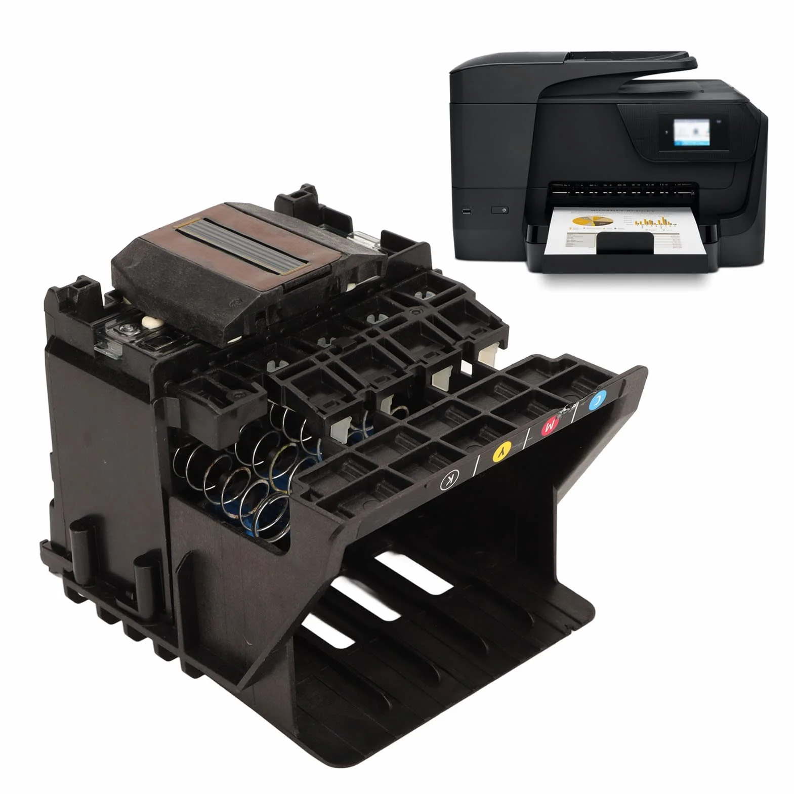 Testina di Stampa 8200 8700 8710 8715 8720xl per Officejet Pro 8725 8730 8740, Testina di Stampa ABS di Ricambio per Testina di Stampa 8200