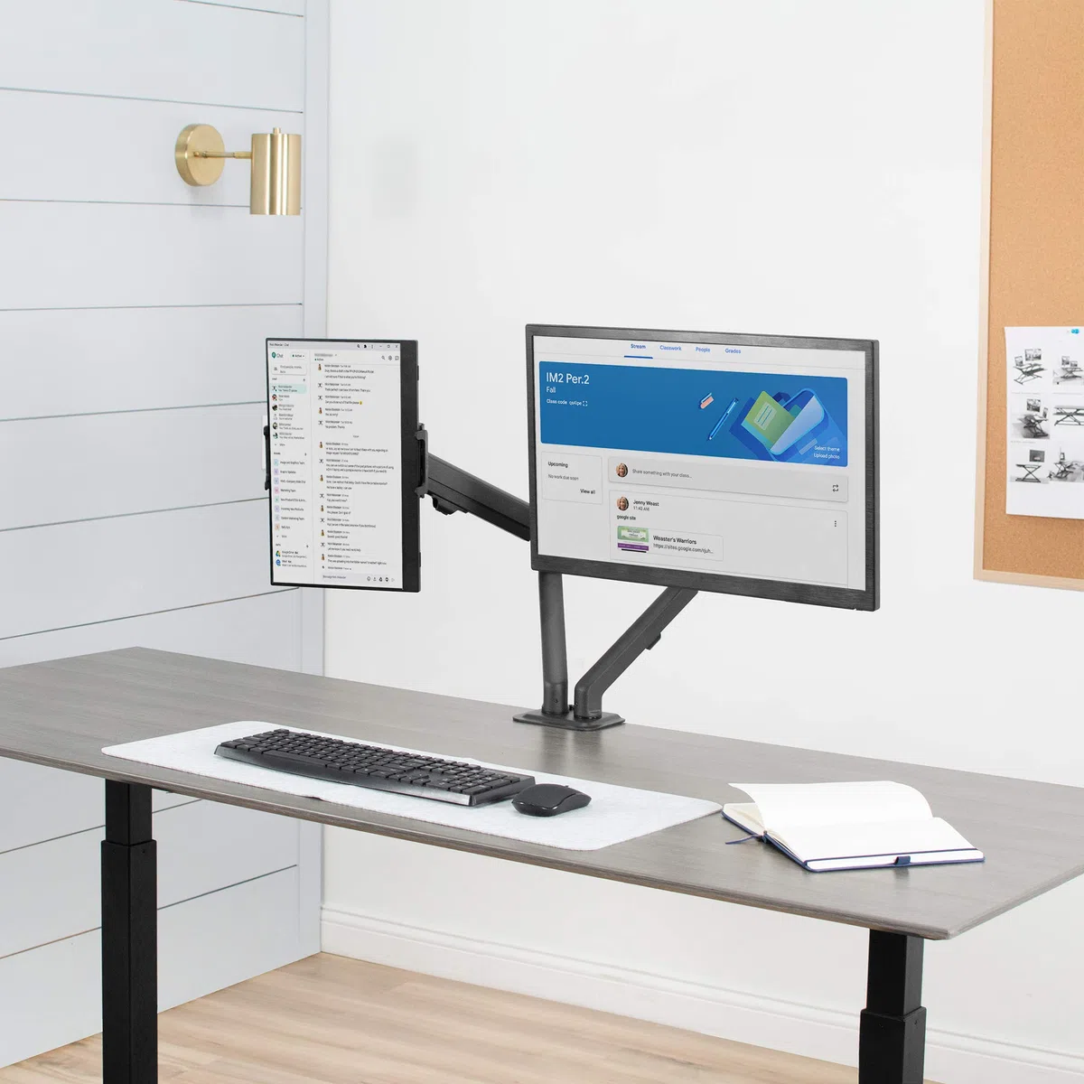 VIVO Adattatore universale VESA per tablet, laptop 2 in 1 e monitor portatili da 15,6", VESA max 100x100, supporto regolabile per laptop, nero, MOUNT-UVM02