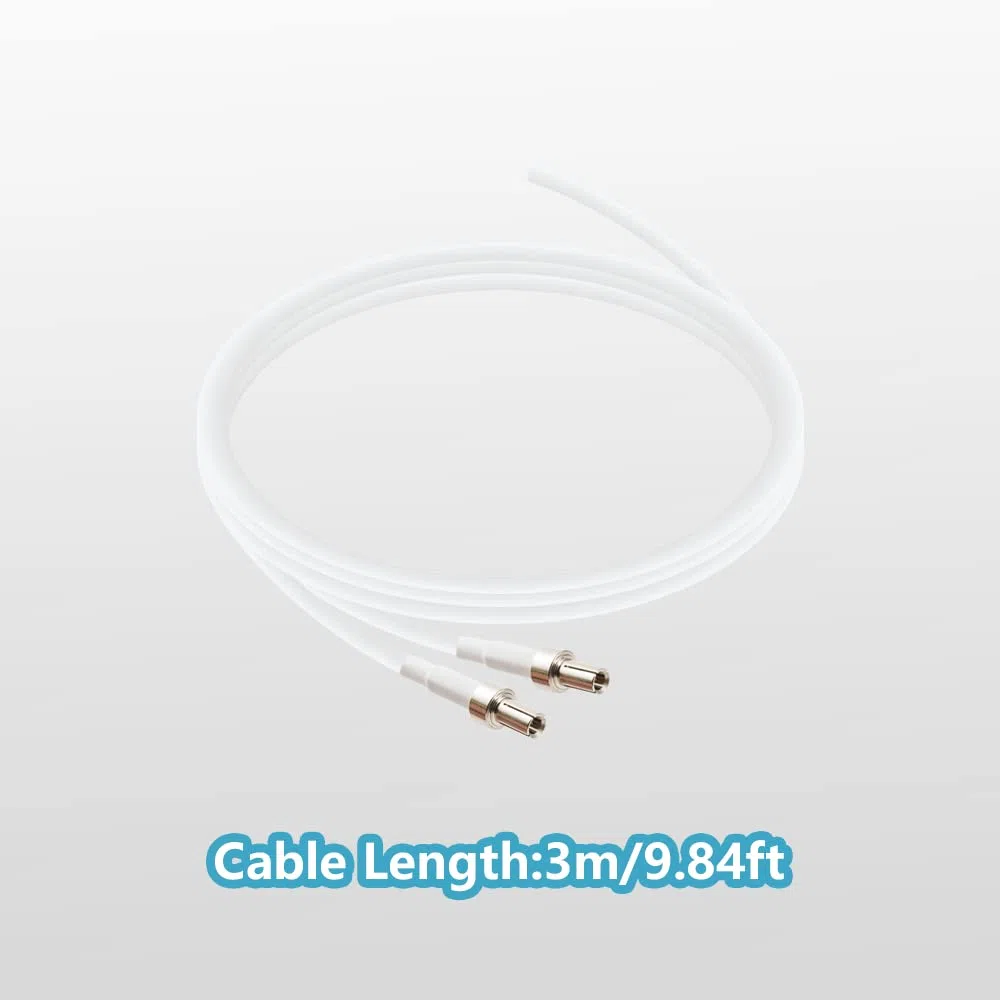Vecys Antenna 4G / 3G Adattatore Spina TS9 Antenna Patch 5 dBi Amplificatore Antenna WLAN 3 m Cavo da 9,8 Piedi Compatibile con Router Mobile 4G / 3G / 2G Antenna WLAN WLAN Bluetooth Senza Fili