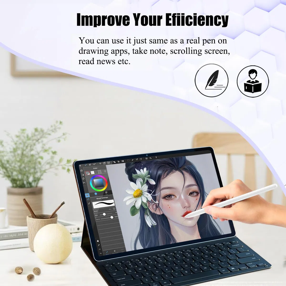 Penna di ricambio per Samsung Galaxy Tab S10 FE S per Samsung Galaxy Tab S10 FE/ S10 FE+/ S10 FE Plus Stylus compatibile con Samsung Galaxy Tab S10 FE/ S10 FE+/ S10 FE Plus con punte/pennini inclusi