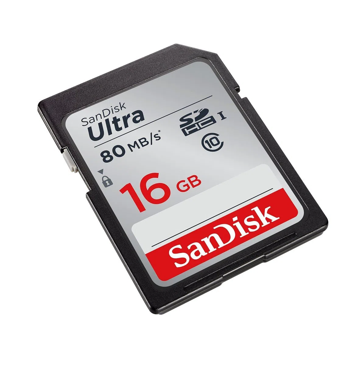 SanDisk Ultra Scheda di Memoria SDHC Traditional, Velocità fino a 80 MB/sec, 16 GB, Classe 10