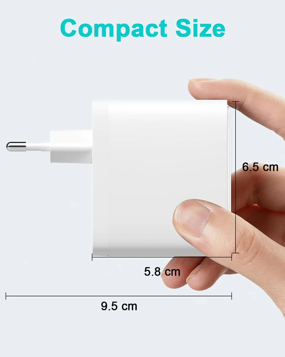 Caricatore USB C 100W, Alimentatore Compatibile con MacBook Pro 16 14 MacBook Air 1513 Pollici 2025 2024 2023 2022 2021 2020 2019 M4 M3 M2 M1, Adattatore Caricabatterie con Cavo USB-C 2M 5A (Bianco)