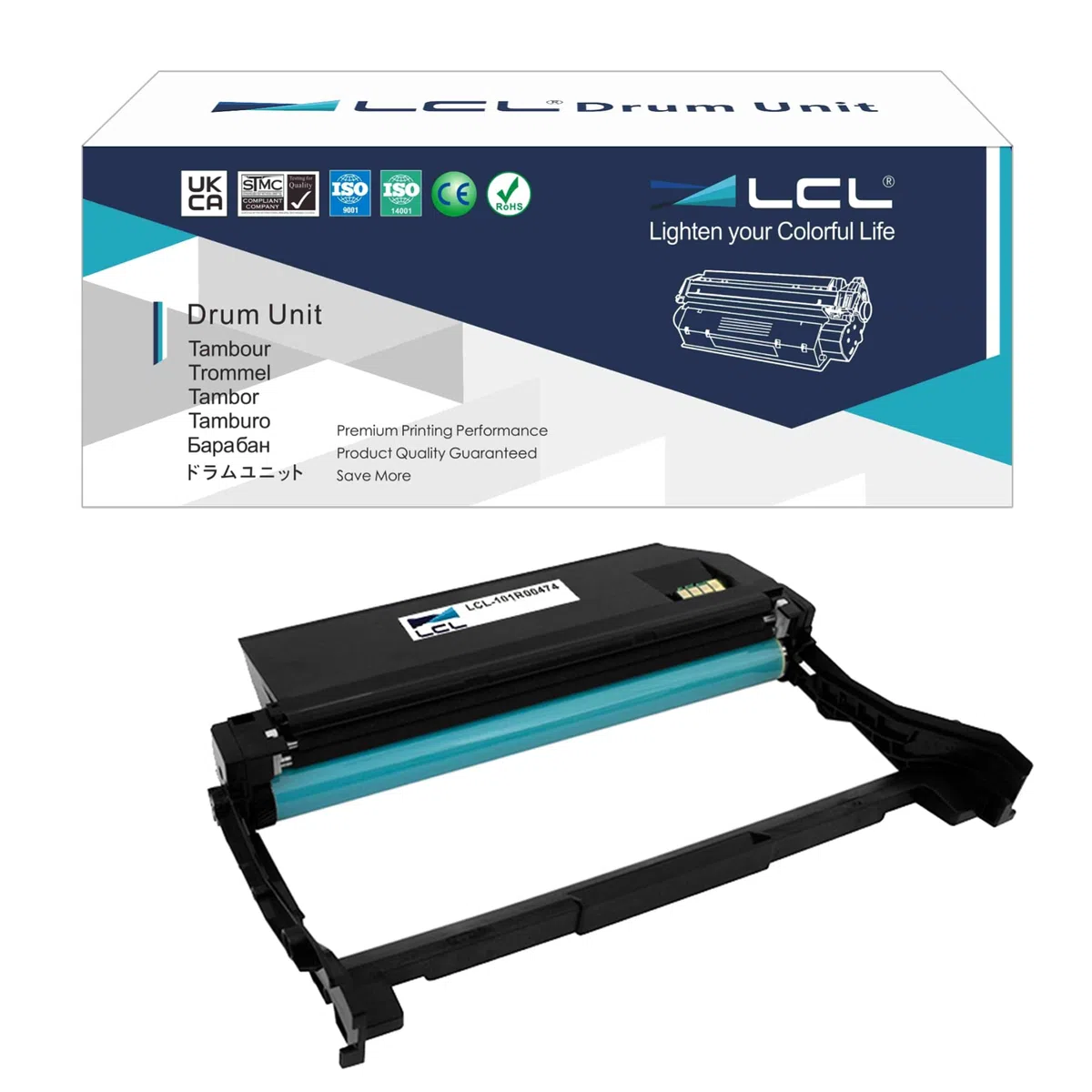 LCL Tamburo Compatibile 101R00474 Phaser 3260DI Phaser 3260DNI WorkCentre 3215NI WorkCentre 3225DNI Drum (1Nero) Sostituzione per Xerox Phaser 3260DI 3260DNI 3260VI WorkCentre 3215 3215NI 3225